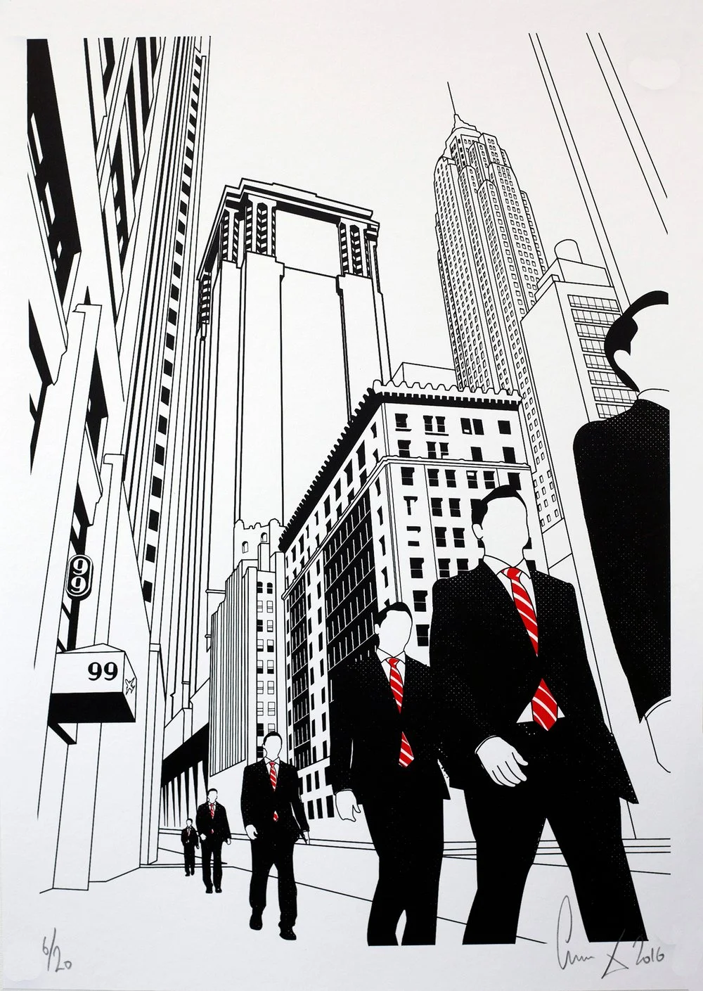 Wall St by Gerry Buxton