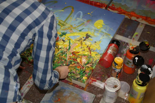 Lee Herring In His Studio