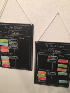 Chore chart. Holla! 