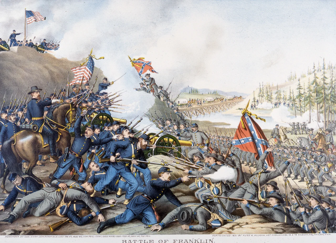 Battle of Franklin Tennessee NEW Vintage Reprint POSTER November 30 1864