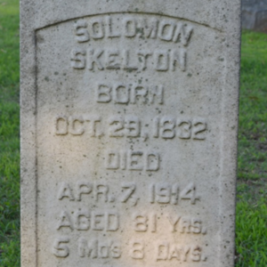 Sgt. Solomon Skelton, Co. G, 5th MS Infantry, CSA