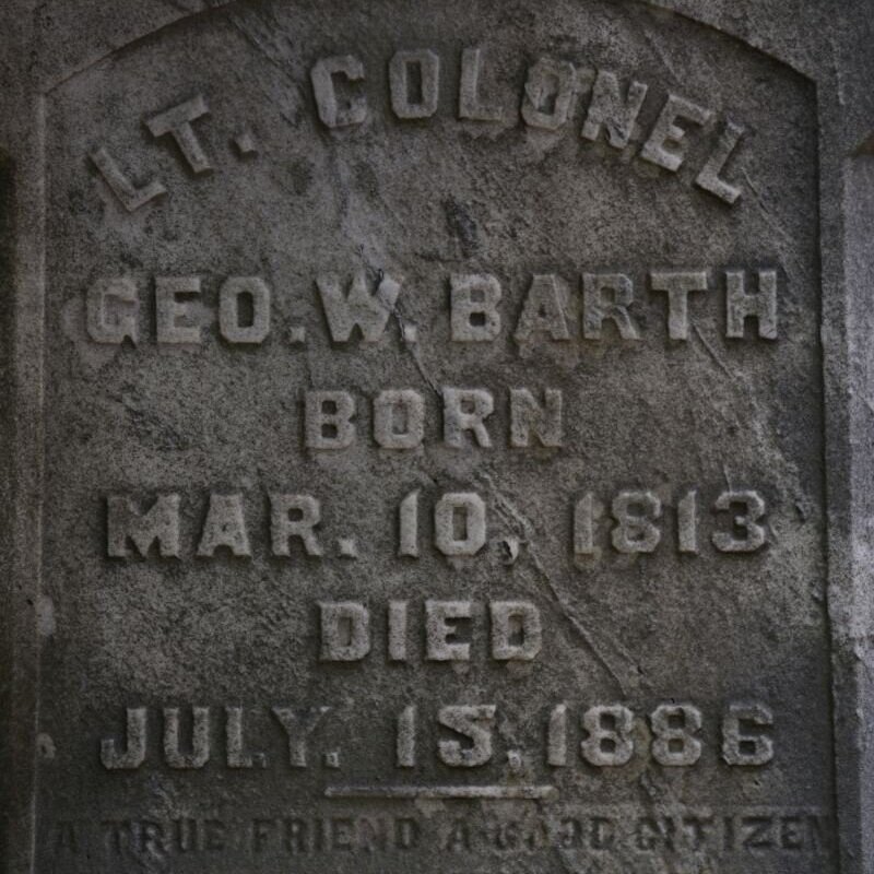 Maj. George W. Barth, F&amp;S, 28th KY Infantry, USA