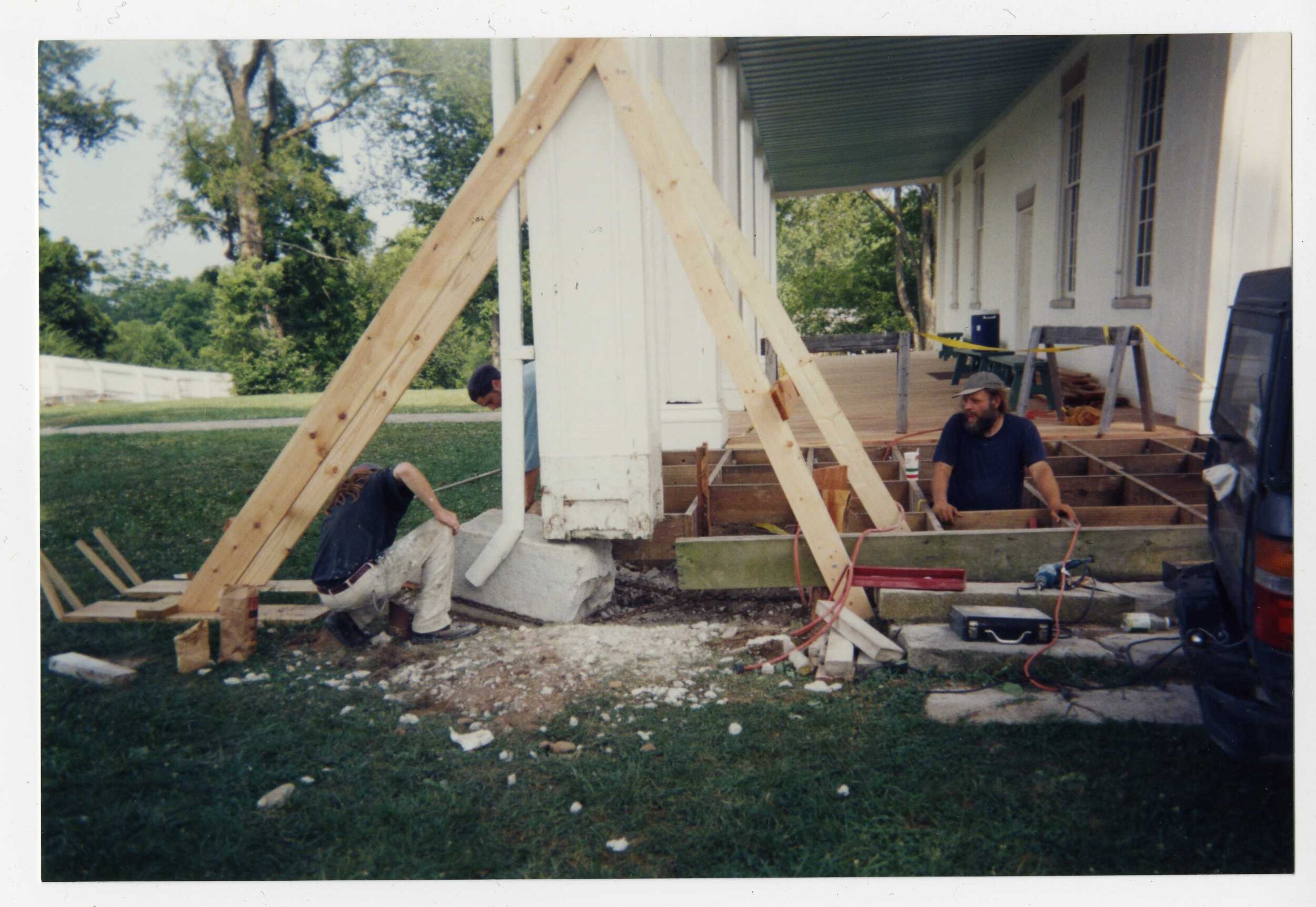 Carnton Back Porch restoration 1997