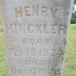 Pvt. Henry Minckler, Co. E, 35th IN Infantry, USA