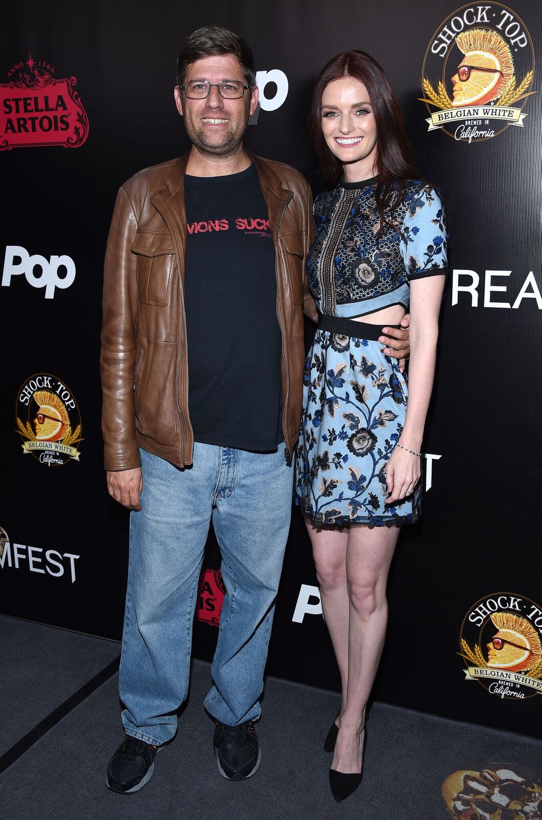 (L-R) - Oren Peli and Lydia Hearst