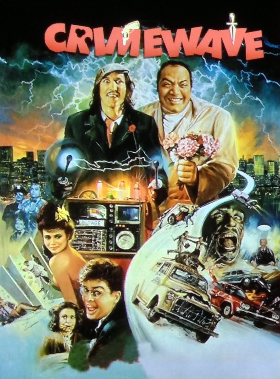 Crimewave painted movie poster