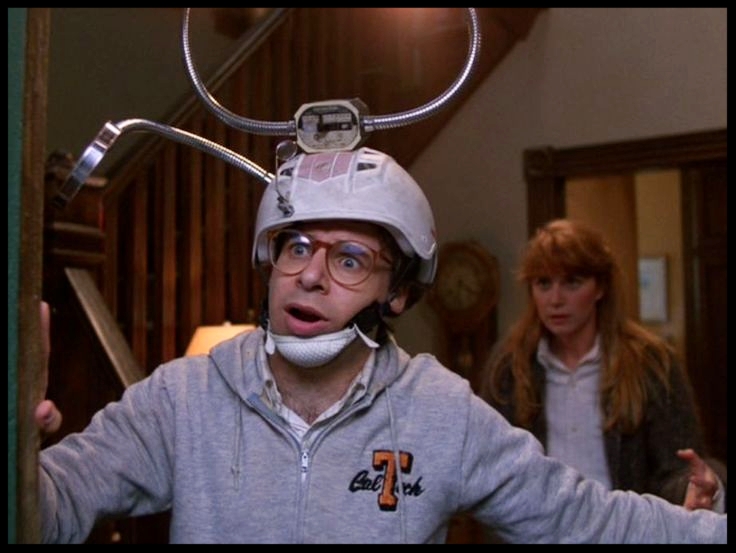 Rick Moranis , never not funny in a helmet. This list easily could've been Moranis' top 5 helmets...