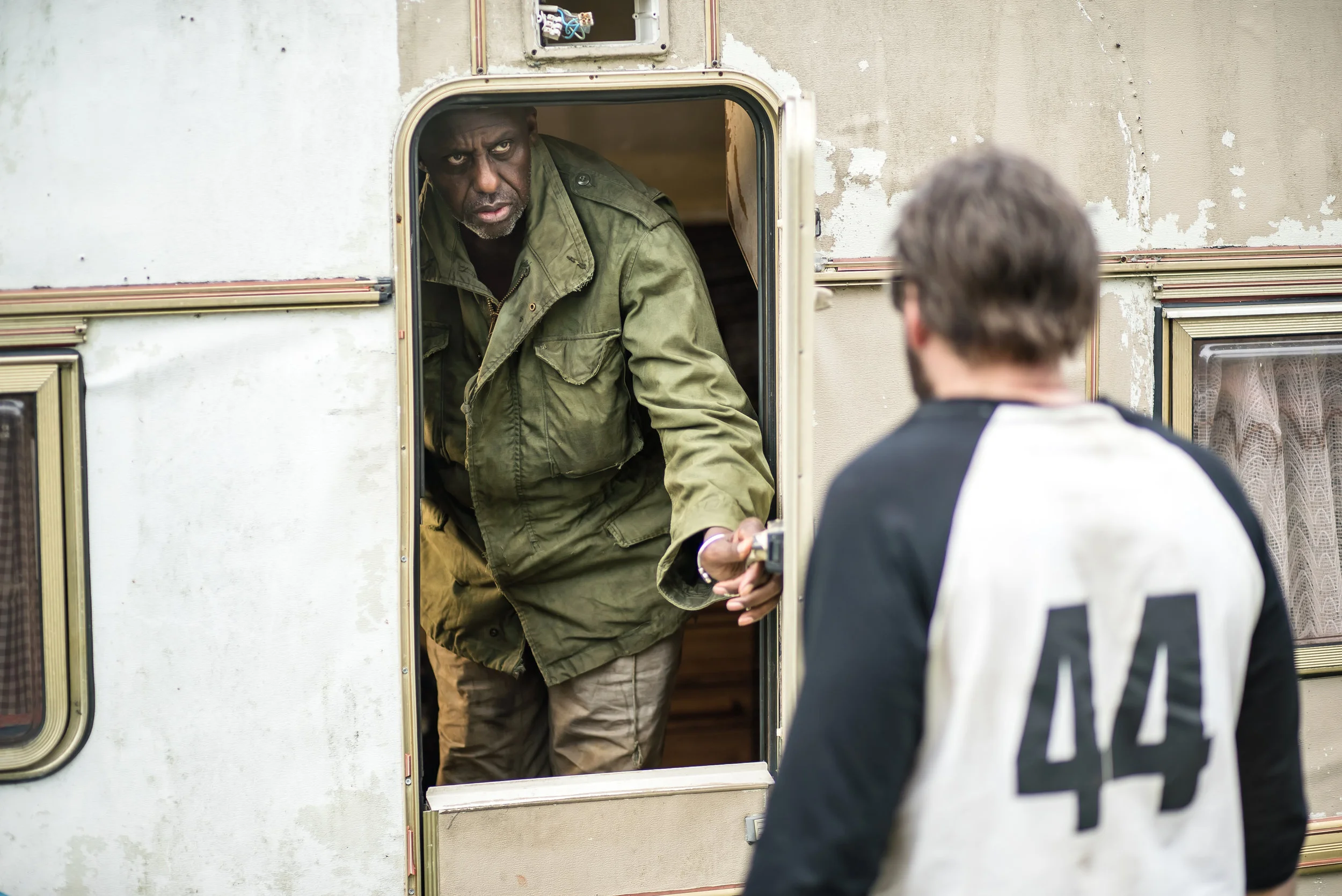 Bill Duke as Caruthers in the action, thriller film “ MANDY ” an RLJE Films release. Photo courtesy of RLJE Films .