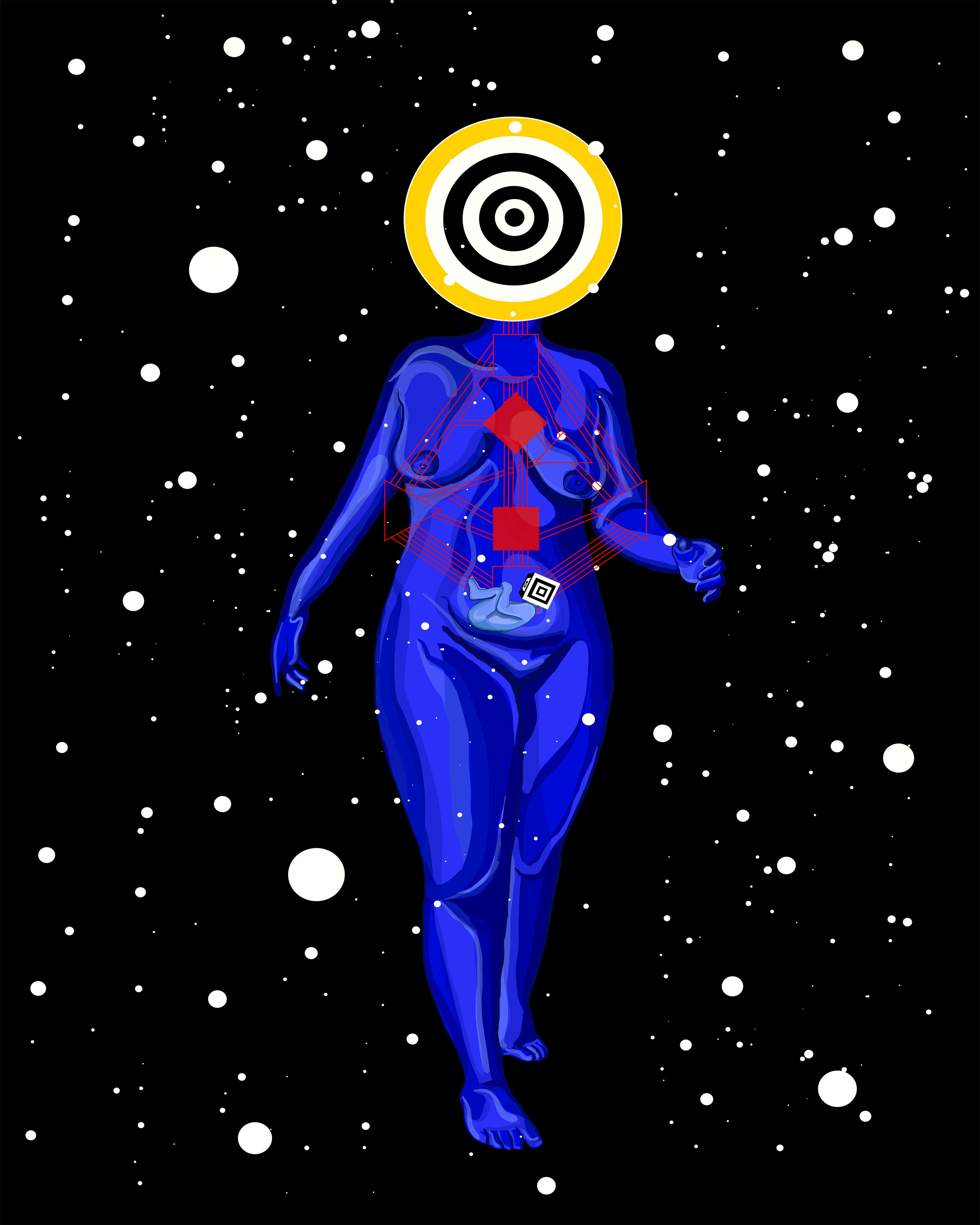 Black Women Over Breathing Exhibtion Untitled Illustration