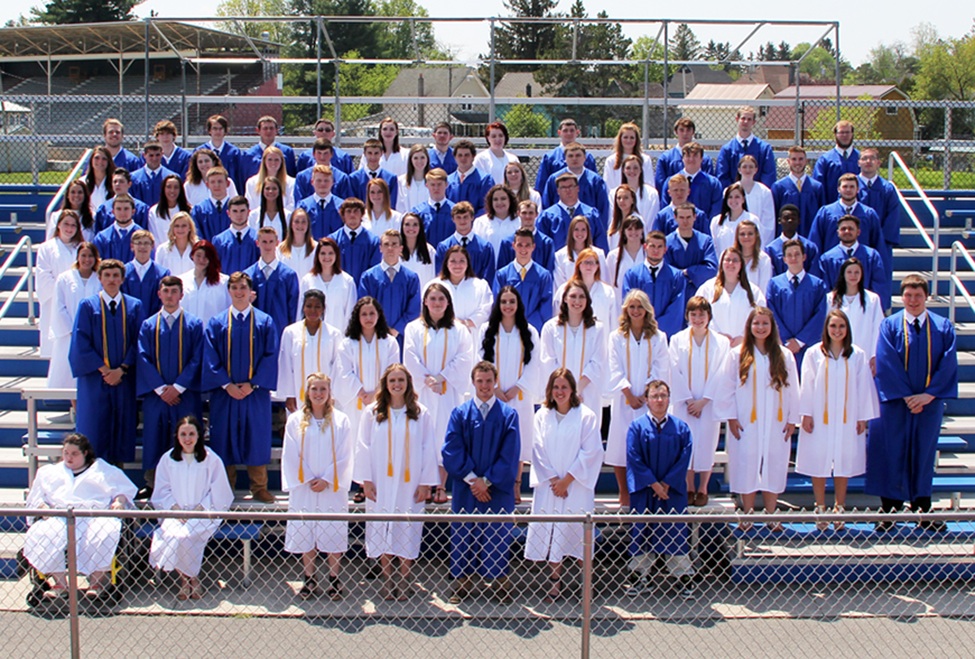 GHS Class of 2017. Graduates include: Dylan Patrick Bates, LeeAnn Berry, Eric S. Birkland II, Hannah Marie Boshane, Haley Ruth Bown, Madison Grace Briggs, Sydney S. Brown, Mark William Brunson, Kyle Michael Bulger, Cody M. Burns, Lucas R. Carr, Madison Sandra Casey, Erika L. Dasno, Jacob M. Davis, Bradley H. Drake, Pilar L. Durham, Anthony M. Dusharm, Carly Raelyn Dusharm, Andromeda B. Elliott, Kyle Dean Elliott, Jack Macauley Farrand, Keegan T. Fawcett, Samuel John Fifield, Jr., Elizabeth Mae Filiatrault, Ryan E. Finch, Zoie Madilyn Flynn, Madeline May Frank, Christopher Joe Fuller, Vincenza Emily Gillan, Jeffrey B. Hance, Tori Lynn Hartle, Kennedy Alaine Hayden-McGill, Morgen Marie Hicks, Jadelynn P.S.M. Hitchcock, Michael F. Hoffman, Jr., Madison Lynn James, Tiffany Marie Jenkins, Warren W. Johns, Michael B. LaBow, Abdul M. Ahmed Ladan, Camron Jeffrey Lancto, Cassidy Bell LaPierre, Robert Joseph Leader, William Charles Leader, Victoria Elizabeth Lucas, Adrienne H. Manson, Trevor Lynden Martin, Dawson James Gregory Mason, Meaghan Anne Melody Matthews, David Lawrence McCloud, Brianna Skye McDougal, Anjelica M. Measheaw, Barbie Miller, Matthew Joshua Monica, Kelly Joe Moore, Raigan Nicole Morenz, Cole Joseph Newvine, Quincie J. Parker, Harlie Deane Peck, Frederick Q. Phelps, Wyatt Robert Porter, Brooke Alexis Richards, Alexis Marie Rowe, Tiana Lynn Sargent, Emily Scalzo, Korissa Merrie Seguin, Jonathan Paul Shampine, Lindsey Shattuck, Michaela E. Shippee, Adrian Lee Simmons, Maegan Marie Simmons, McKenna R. Simmons, Bailey Margaret Soper, Kestin B. Stamper, Cali Ann Steorts, Derick William Stowell, Hannah Ashley Stowell, Michelle Leigh Tarus, Thomas R. Theriault, Nicholas Ryan Tracey, Dakota Kristine Trejo, Anthony E. Turner, Benjamin DeForest Upward, Jared John Walker, Lyle Jay Roy Frank Walrath, Noah Z. Way, Hunter Gerald Weaver, Kaleigh Ann Weber, Andrew David Wedlock, Caitlyn J. Wells, Daniel Scott Whitton, Zachary M. Wicks, Jachob M. Worster, and Herbert Leland Yerdon. (Gidget Wainwright Photography photos used with permission)