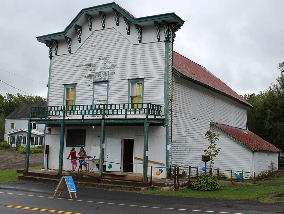 The Fine Town Hall, pictured on Aug. 19 during the 2017 Fine History Day. The Fine Town Hall is listed on both the New York State and Federal Registers for Historic Places. (Rachel Hunter photo)