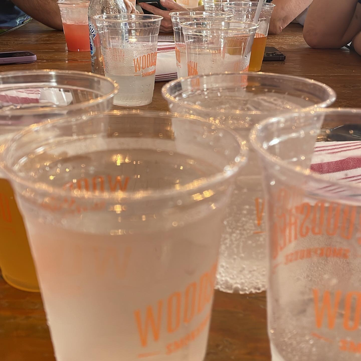 Lots of #plastic #waste @woodshedsmokin &hellip; I wonder if #glass or #reusable plastic cups were not an option. #Dishwashers