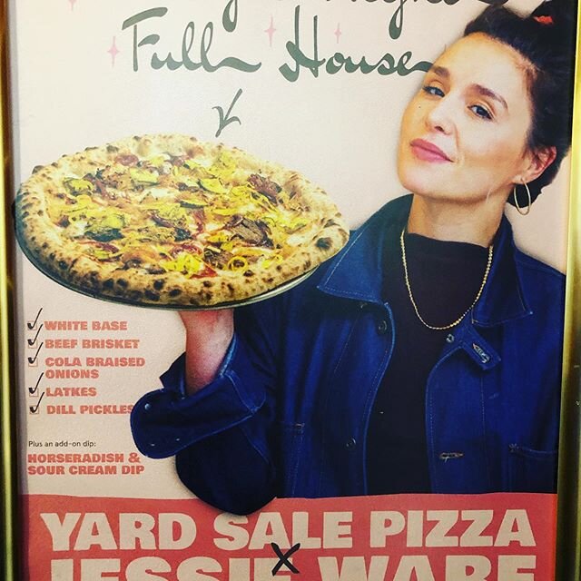 Epic pizza vibes! The amazing @jessieware and @yardsalepizza collaboration has dropped! Get it delivered free, right here, straight to your table at Highbury&rsquo;s favourite local. #belocal #staylocal #pizza #craftbeer #jessieware #notyouraveragepu