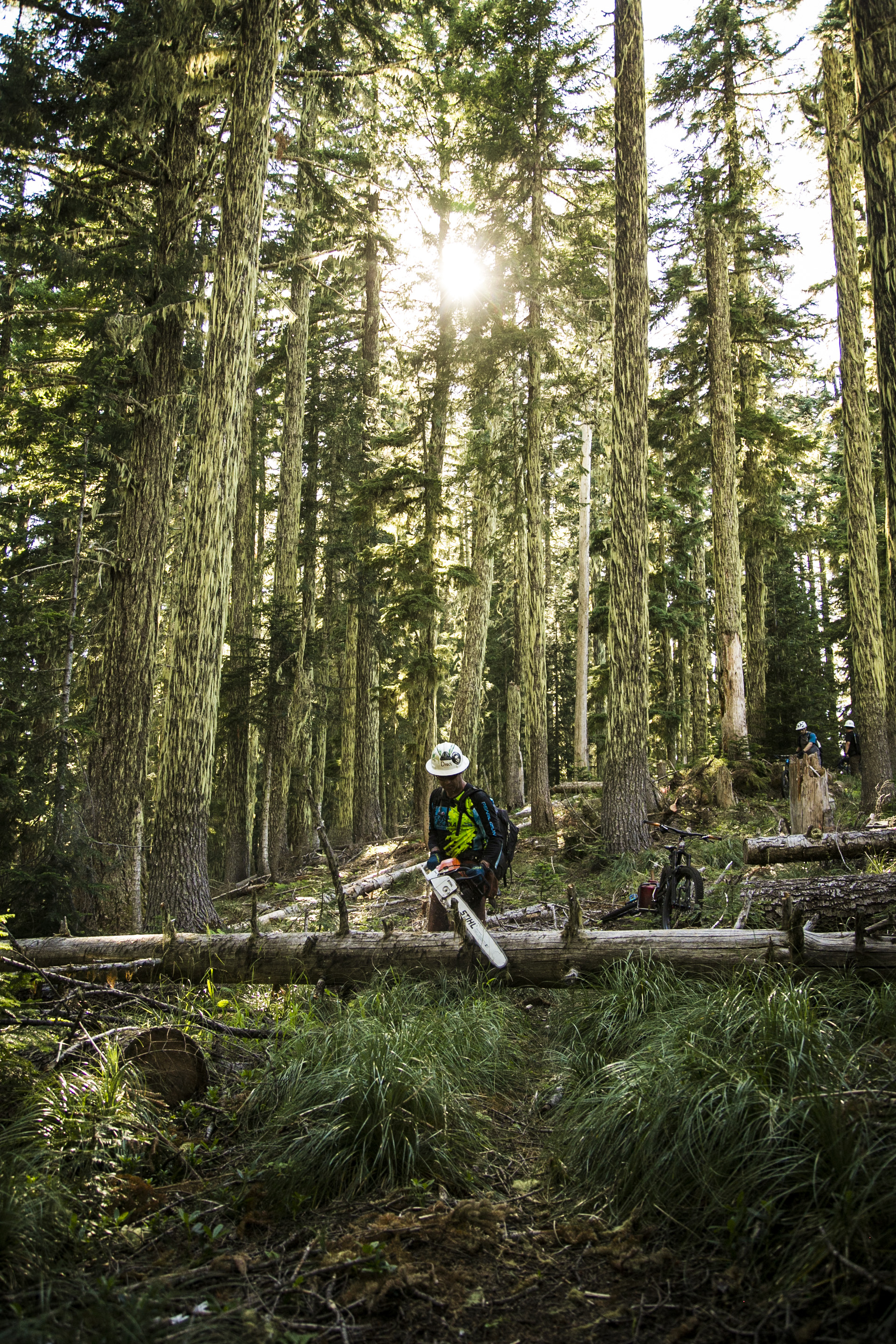  With their help, we opened up some backcountry trails that had been rediscovered over the last years by our trail boss Derrick Bell. We are excited to include these tracks in the race this year! 