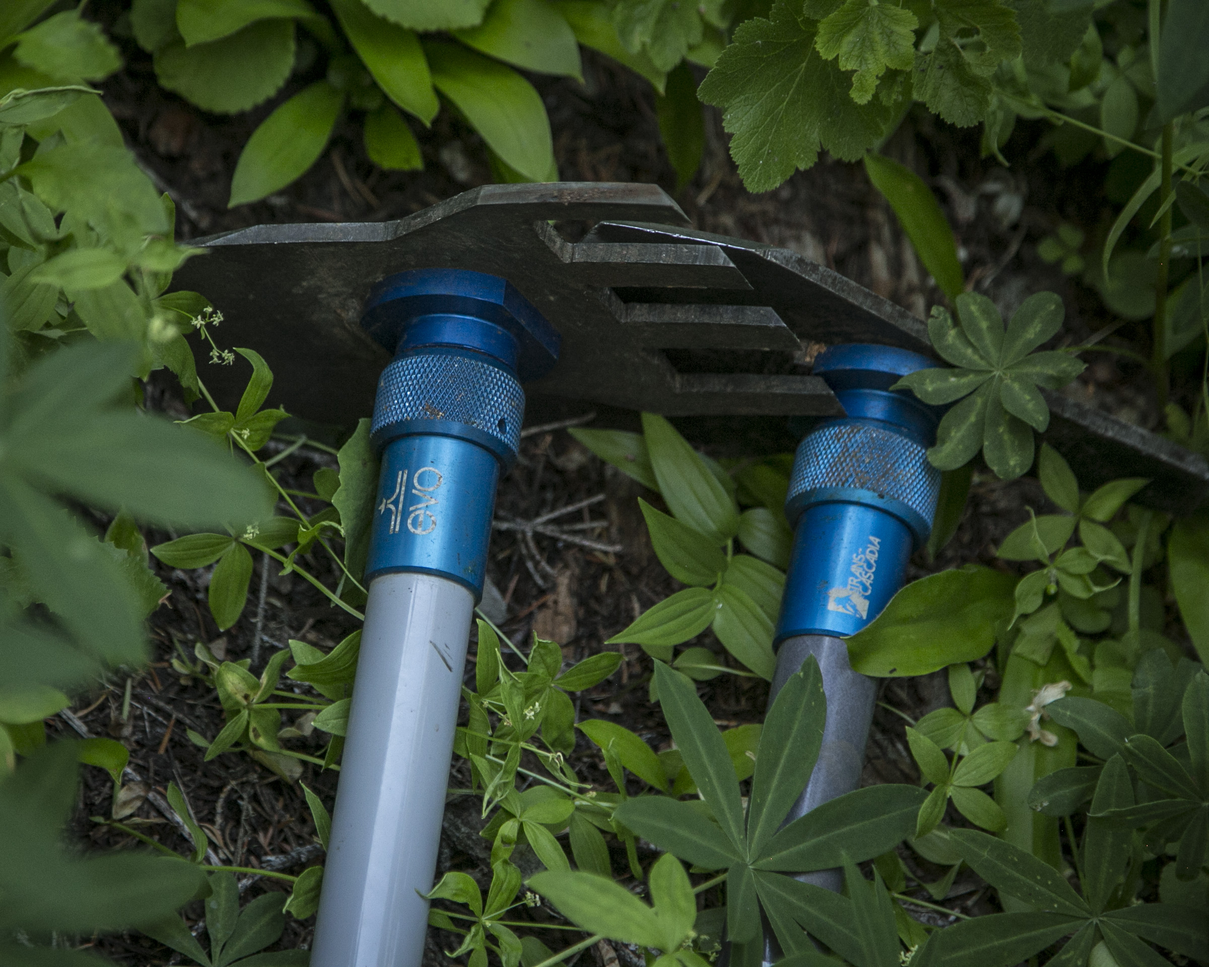 some of the tools we use in the backcountry; built by Trail Boss in Bellingham, WA these breakdown for easy carrying in our packs
