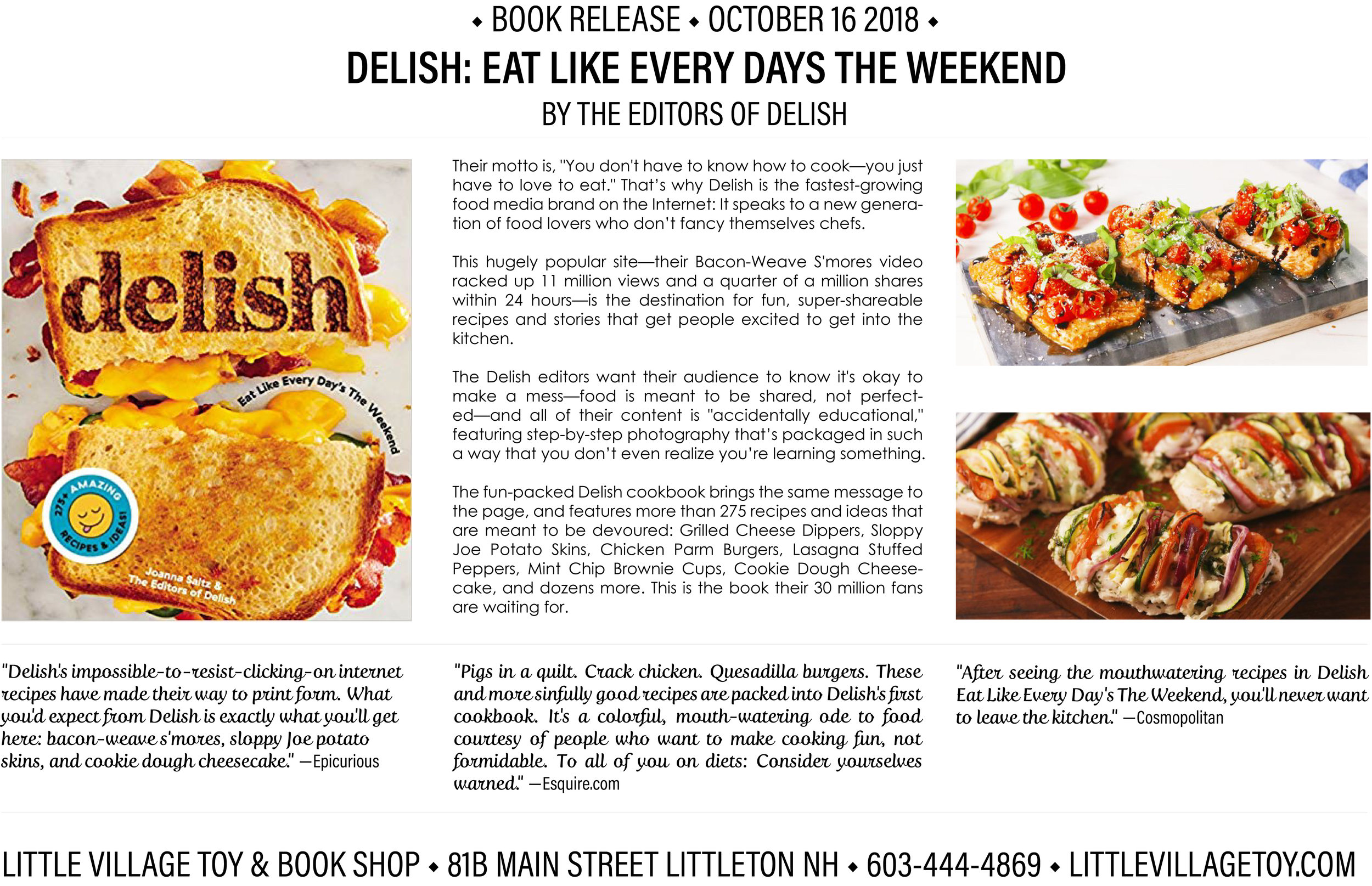 Book Release 10 16 2018 Delish Eat