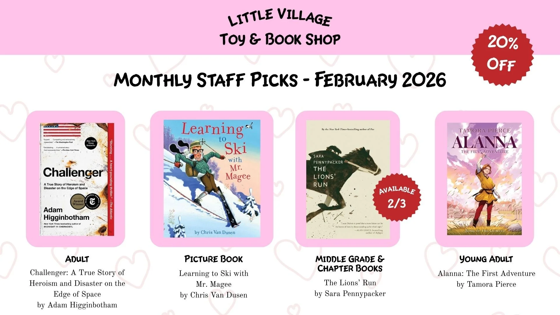 Monthly Staff Pick | February, 2026