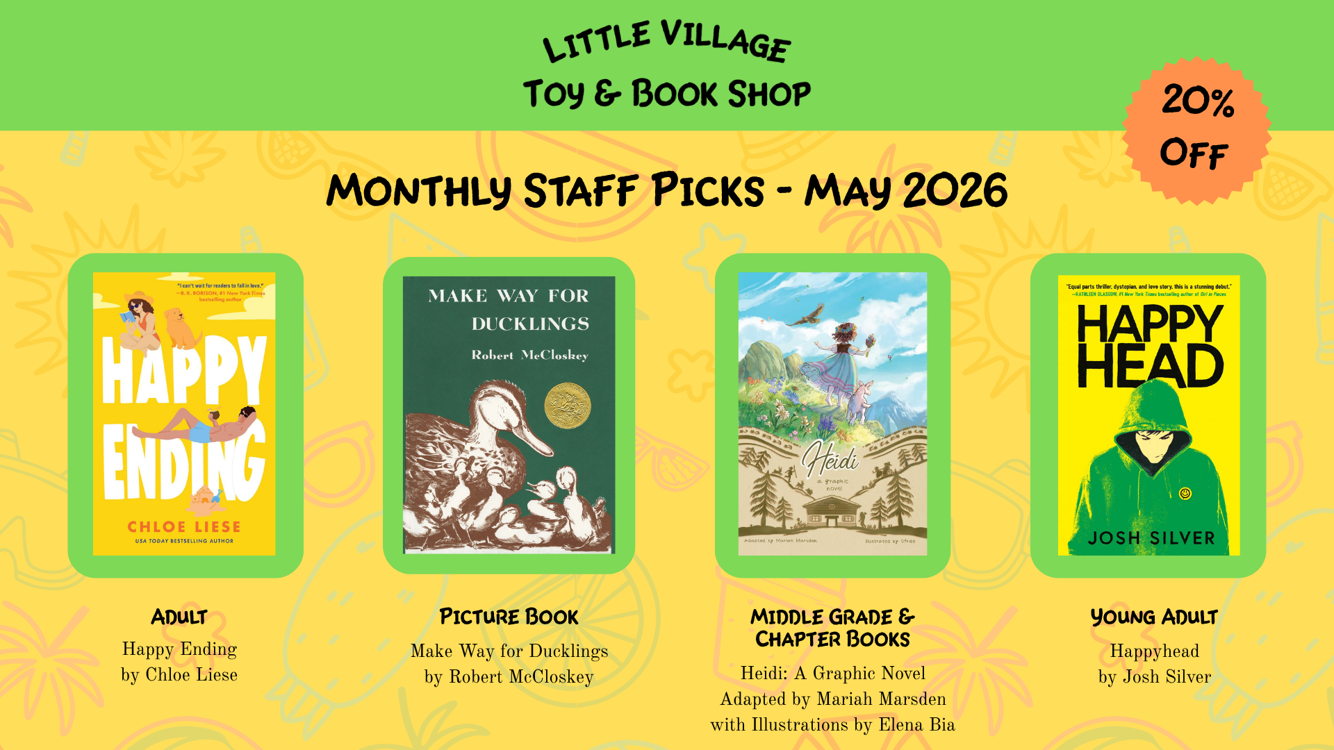 Monthly Staff Picks | May, 2026