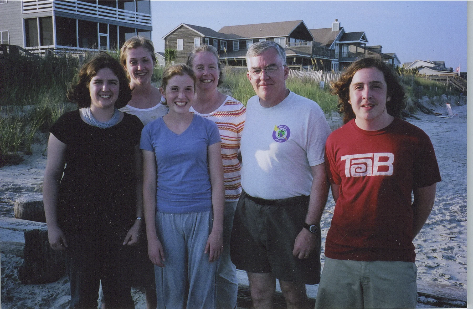 Belle, McCamie, Alexandra, Ann, Don, John DeArmon in 2008.