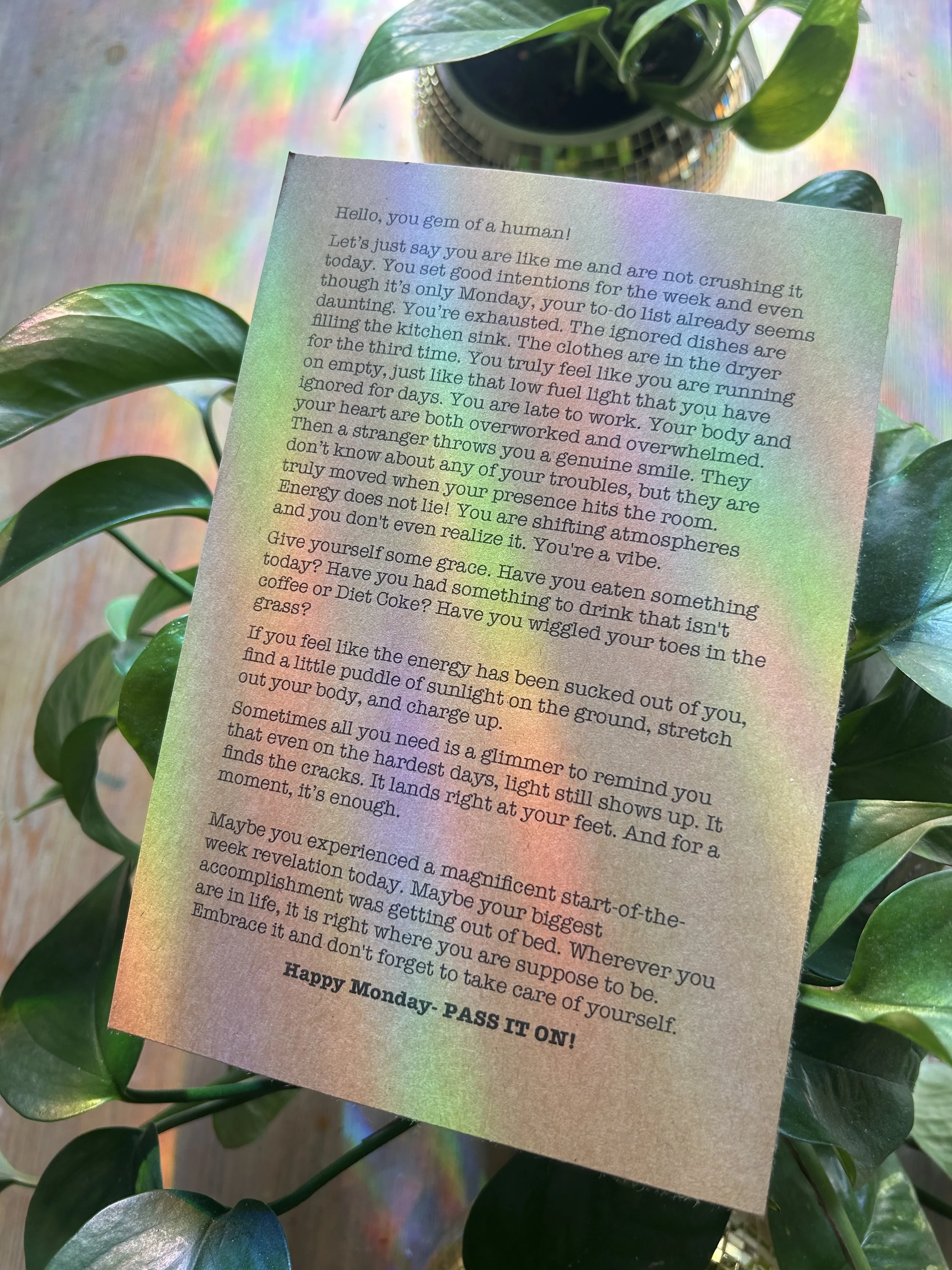 Let's Remind The Critics That Love Letters Grow From The Trees