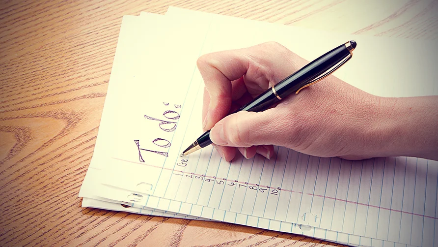 Improve Sleep with a To-Do List