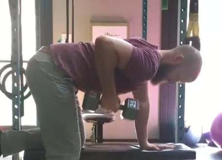 excessive stress at the front of shoulder, back, and neck