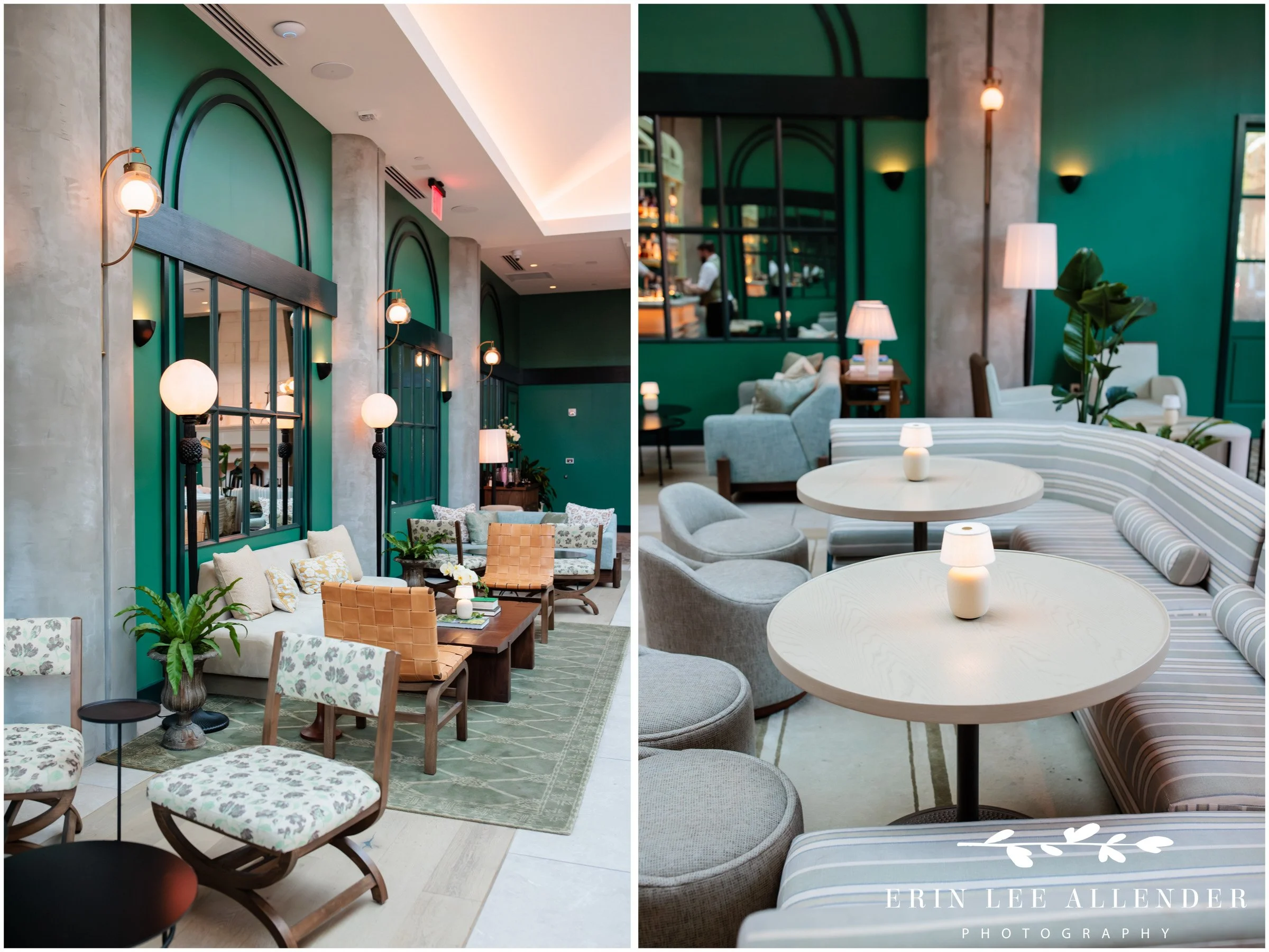 Middleman glass atrium and ornate bar in Wedgewood Houston set for a Nashville corporate networking reception
