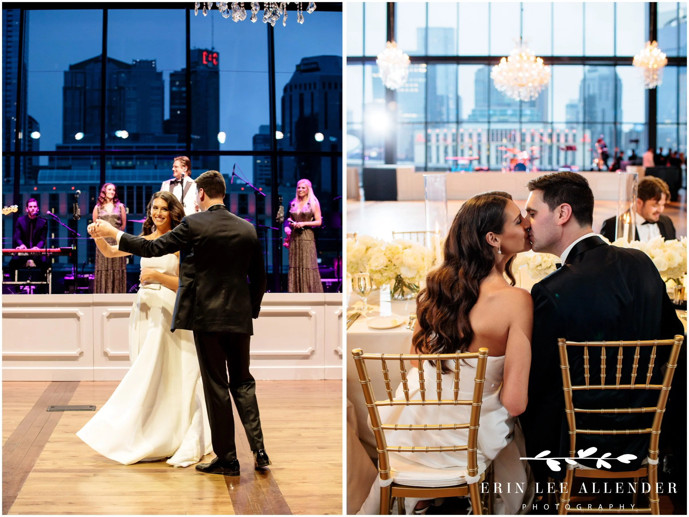 Nashville wedding photography — bride and groom's first dance at Country Music Hall of Fame