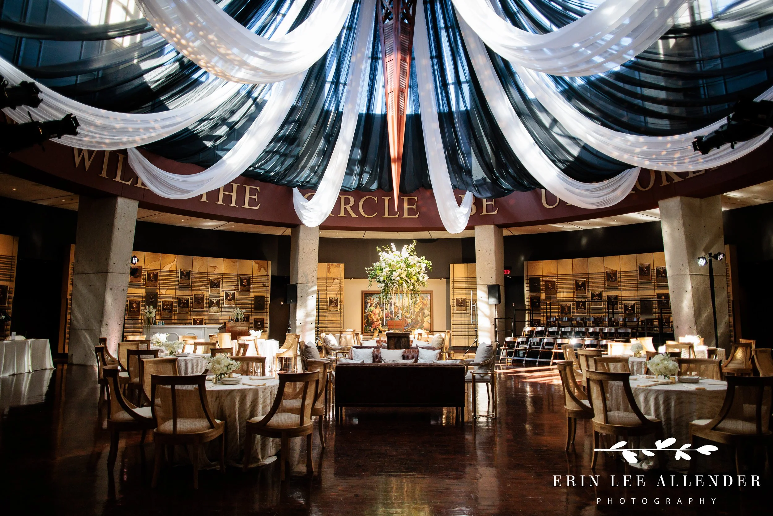 Corporate reception in the Country Music Hall of Fame rotunda in Nashville