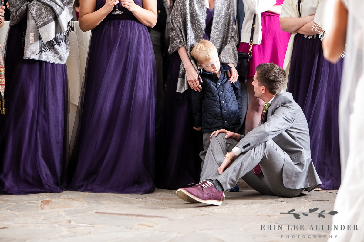 Groomsman_Talks_To_Ring_Bearer