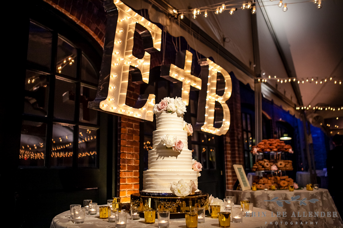 Initial_Marquee_Above_Wedding_Cake