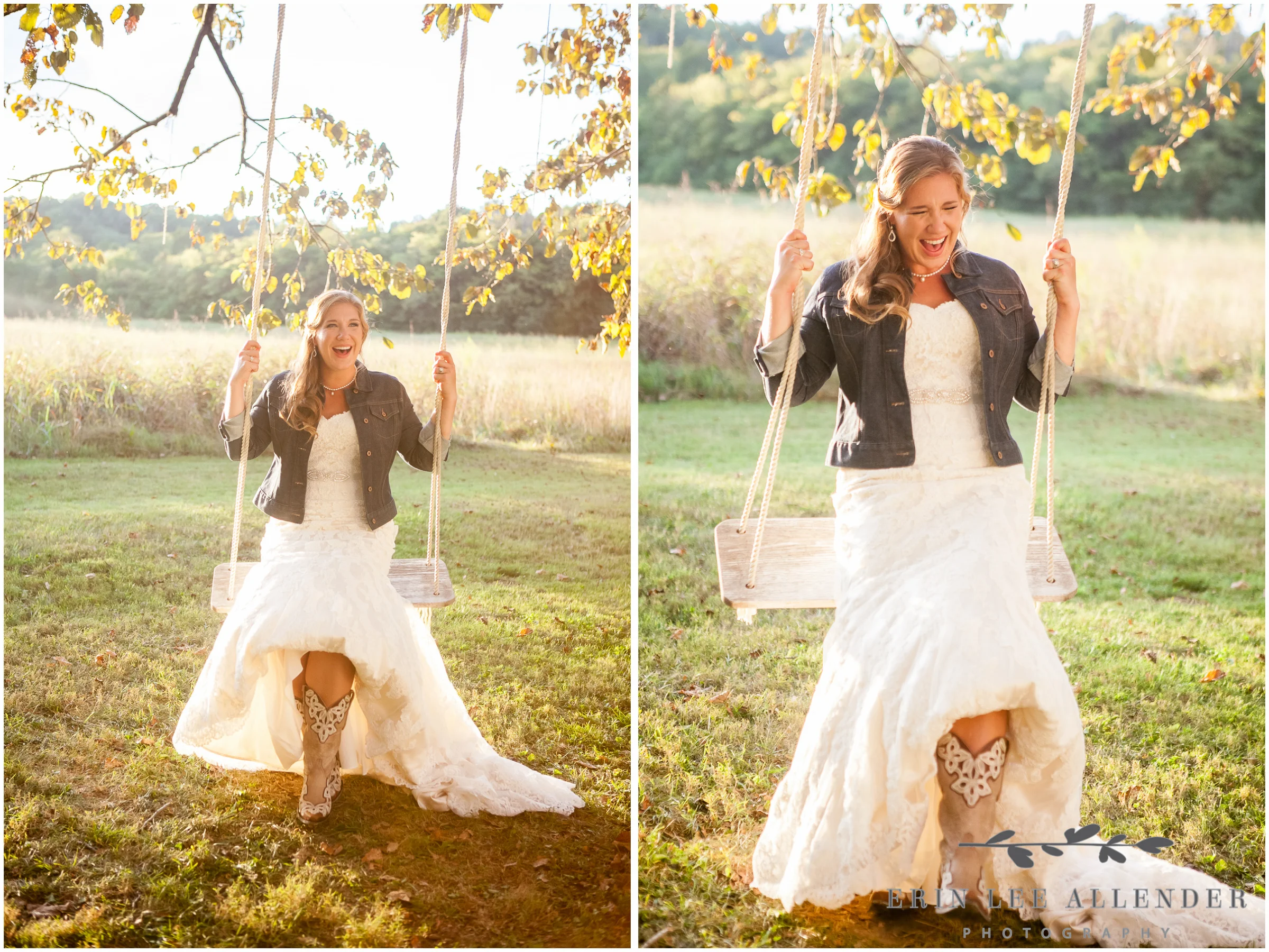 Bride_On_Swing