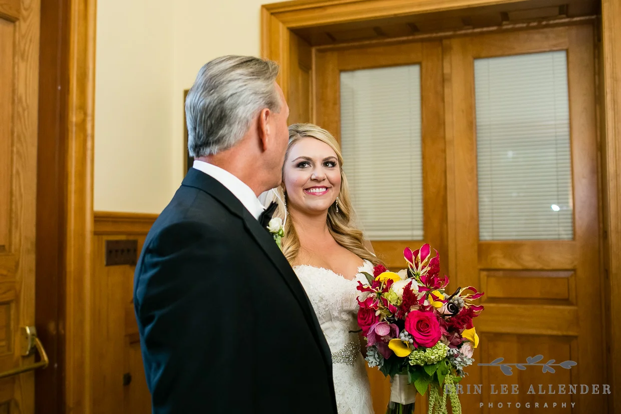 Bride_Looks_at_Dad_Before_Walking_Down_Aisle