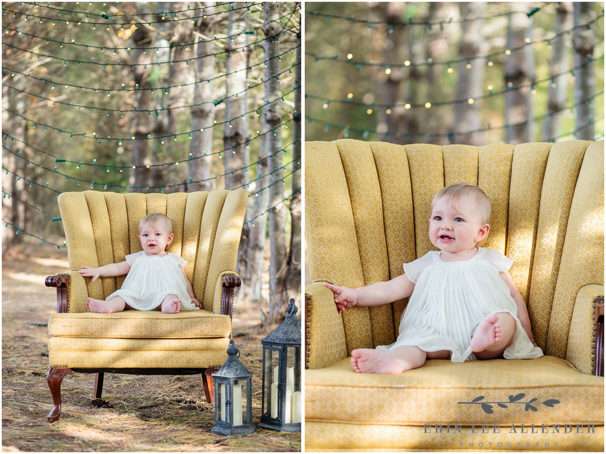 Baby_On_Yellow_Chair_In_Forrest