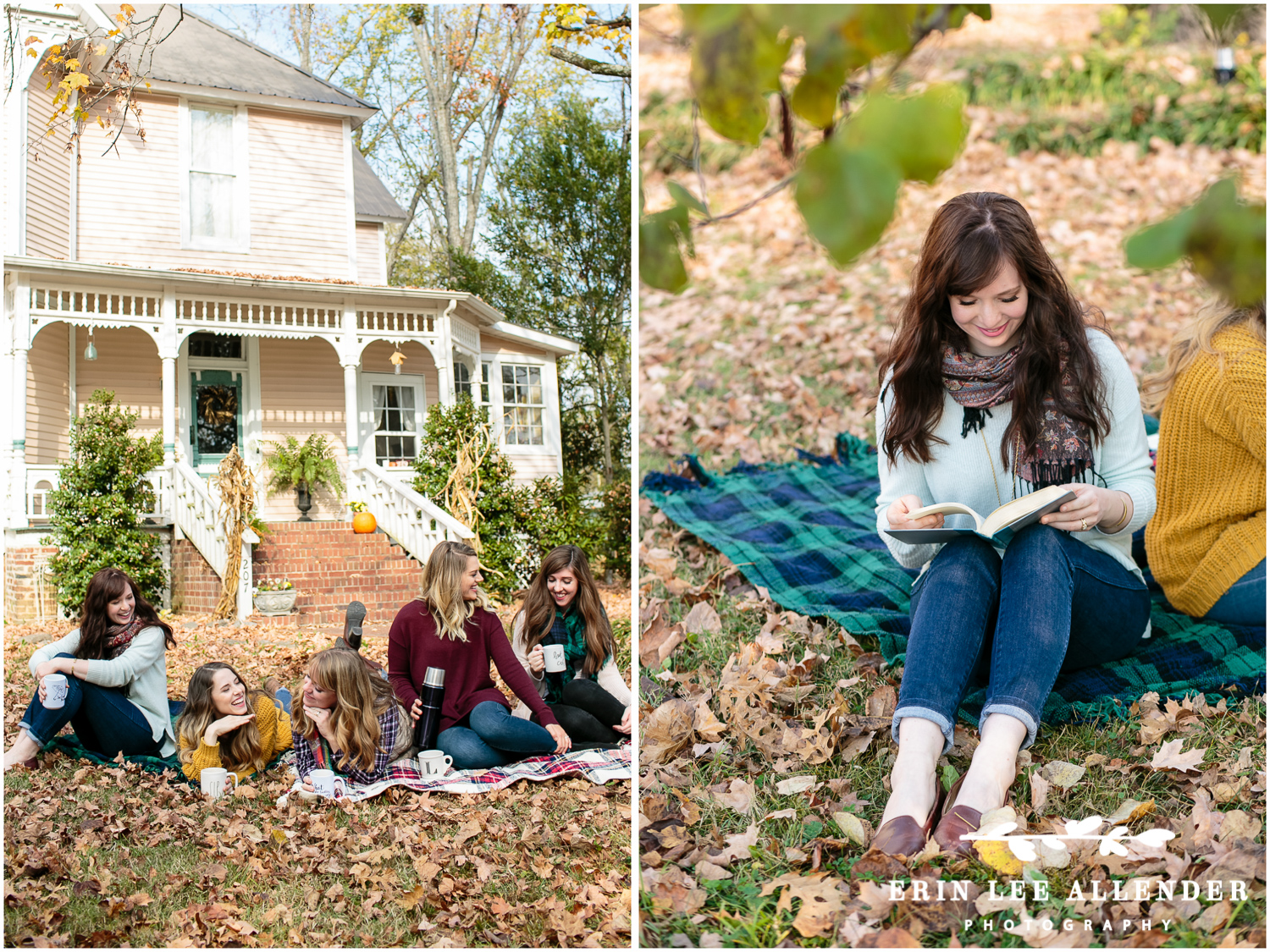 Gilmore_Girls_Reading_On_Lawn