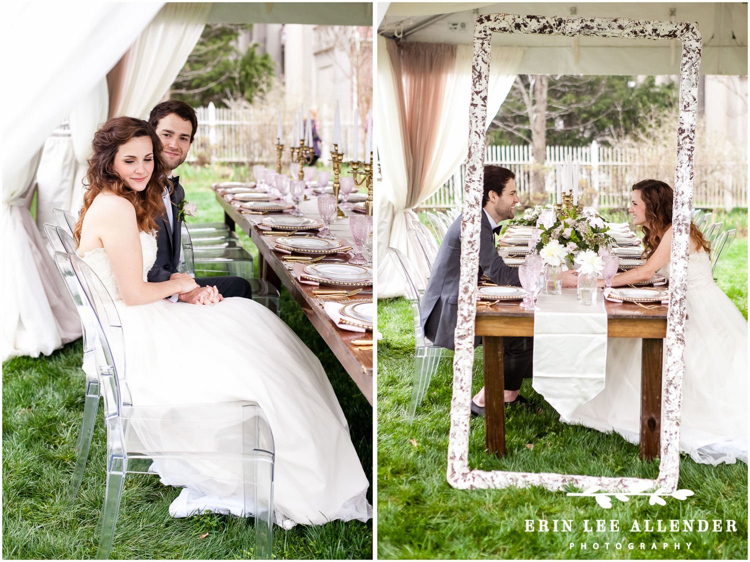 Vintage_Frame_At_Wedding_Table