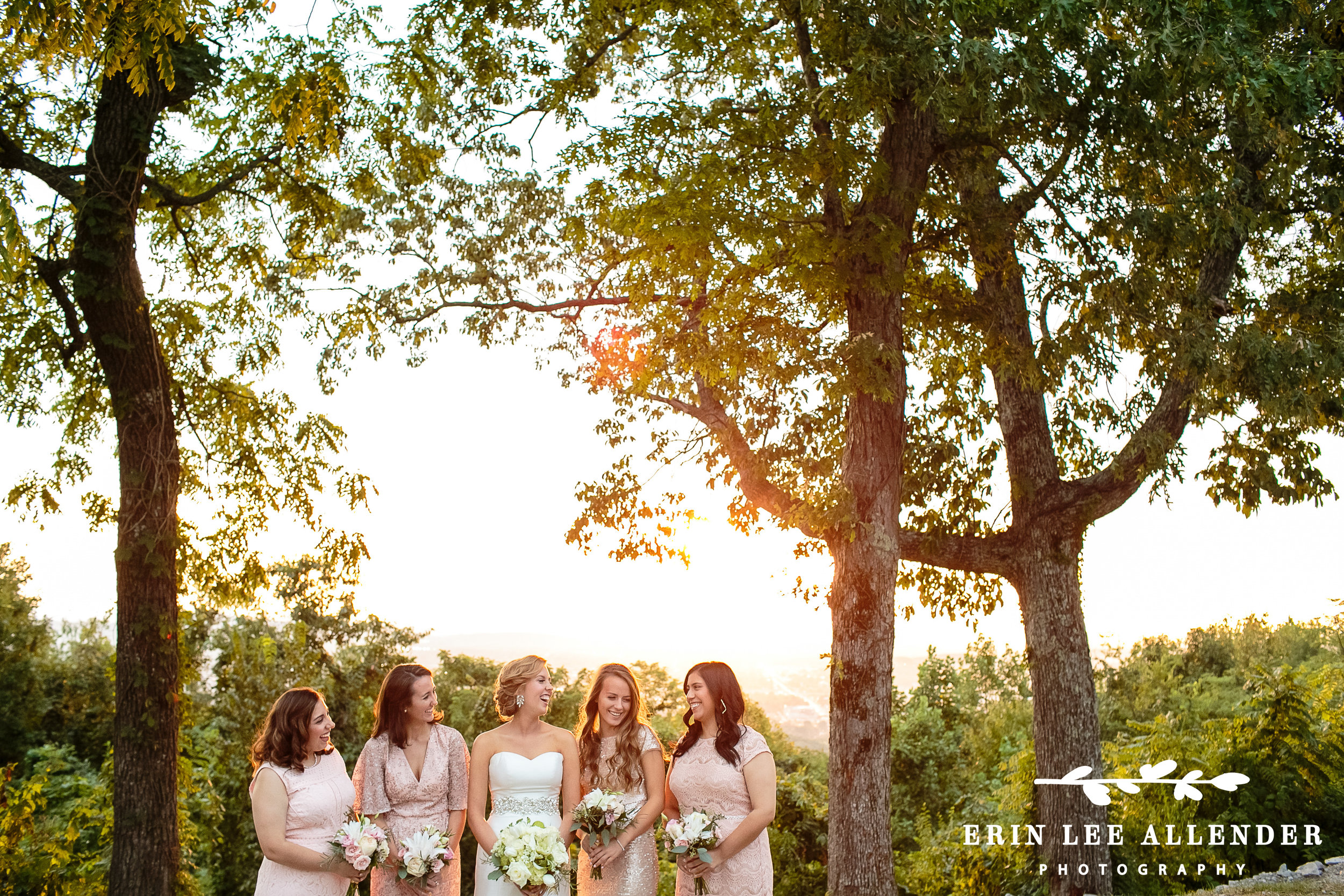Bridesmaids_Laughing_Sunset