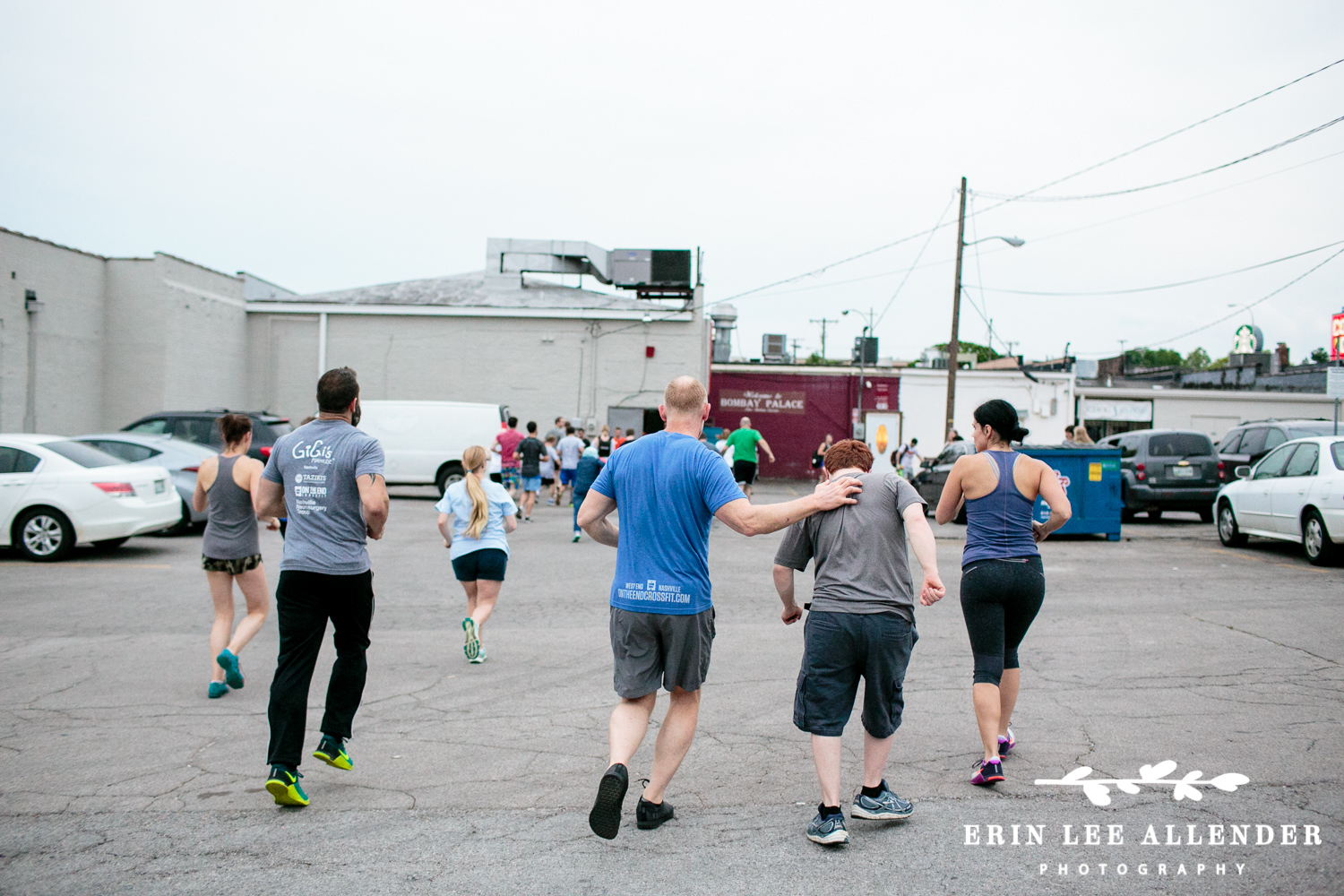  On The End CrossFit partners with Gigi's Playhouse and trains participants to take part in Murph Hero Workout. Photograph by Erin Lee Allender in Nashville, Tennessee. 