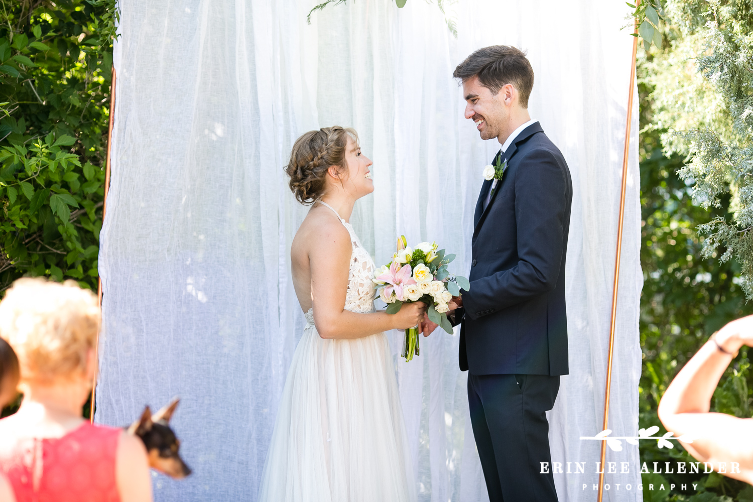 Bride_Groom_Smile_At_Each_Other