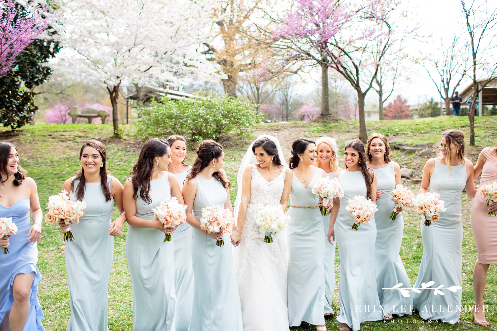 bridal-party-walking