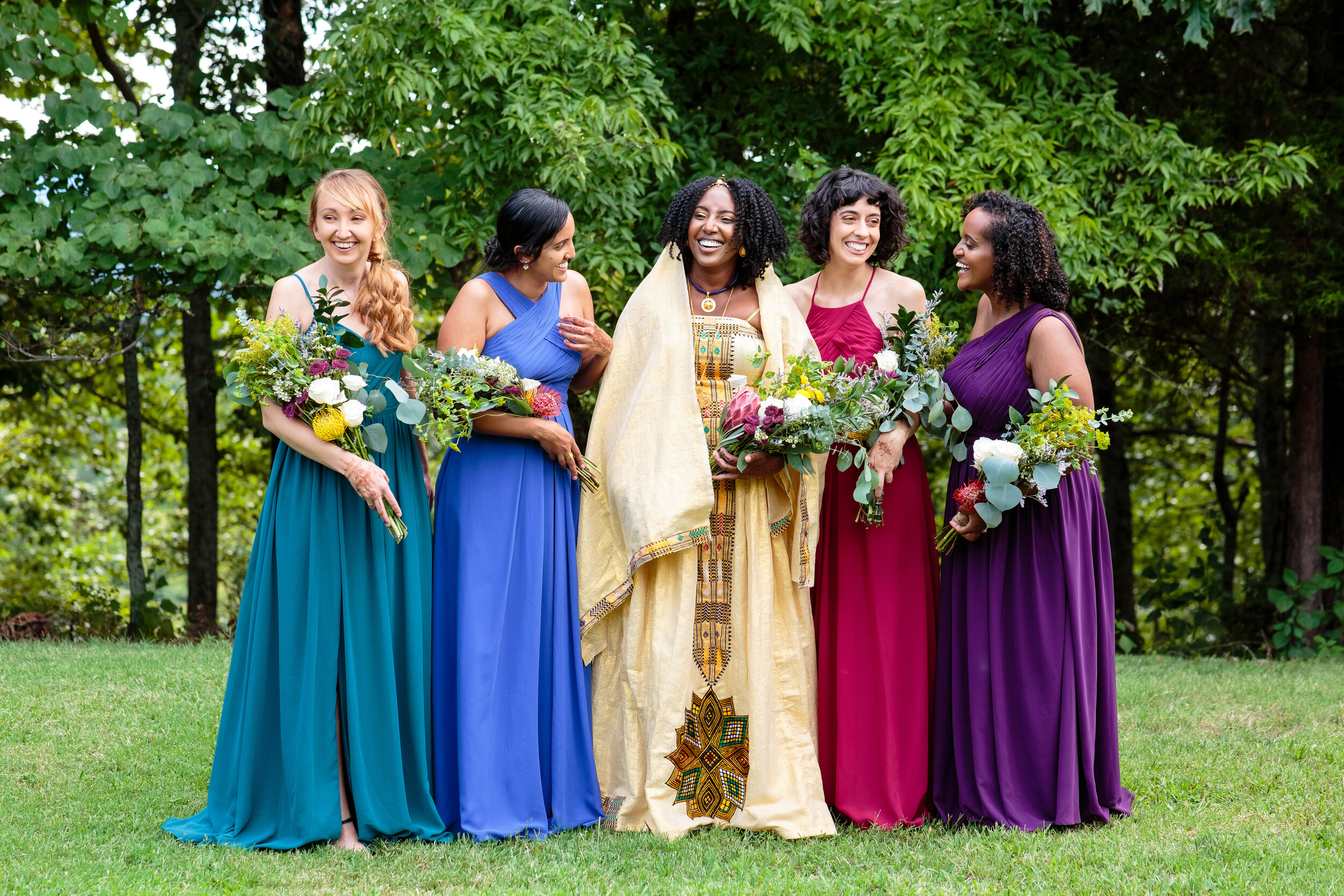 colorful-bridesmaids