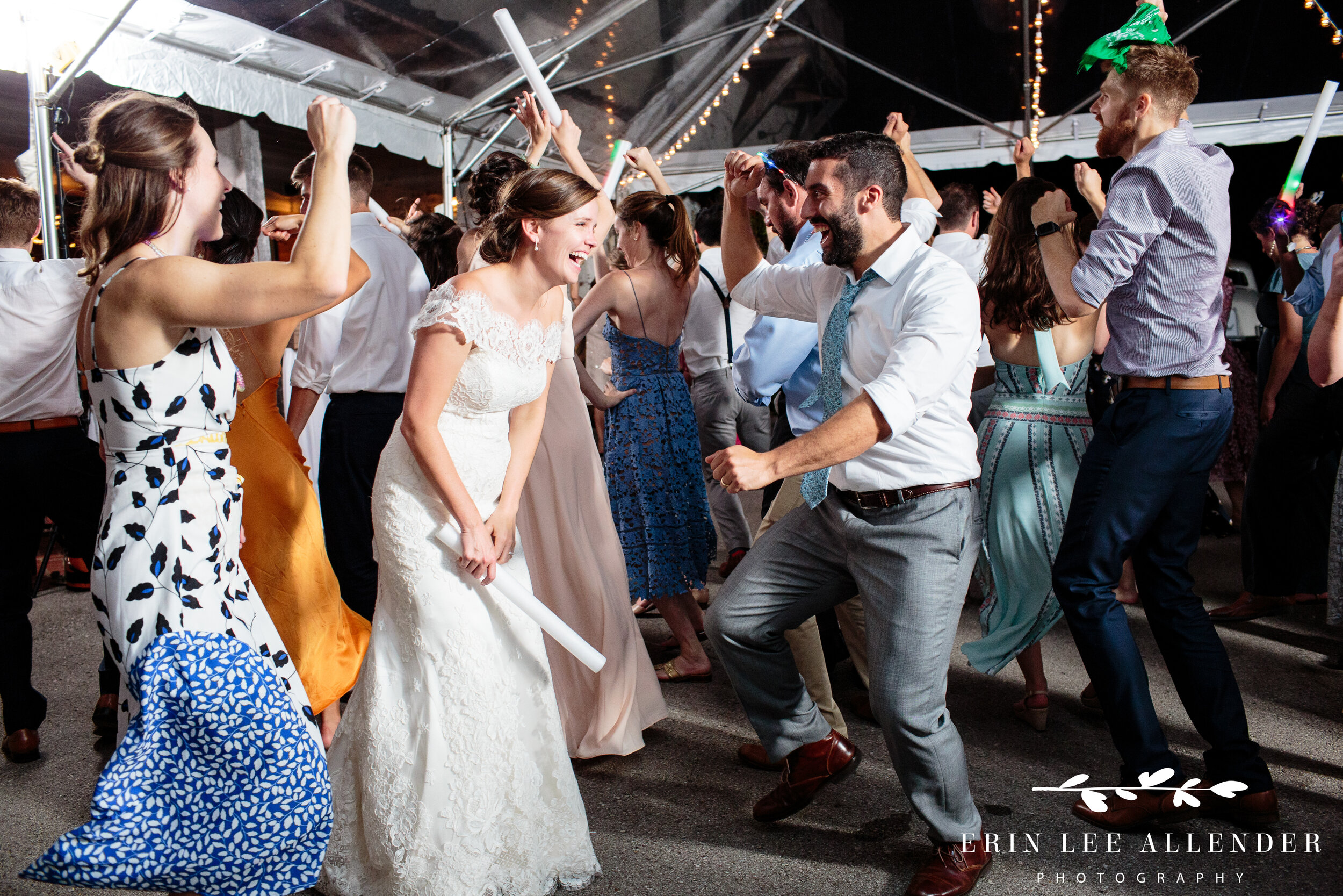 Bride-Laughing-On-Dance-Floor