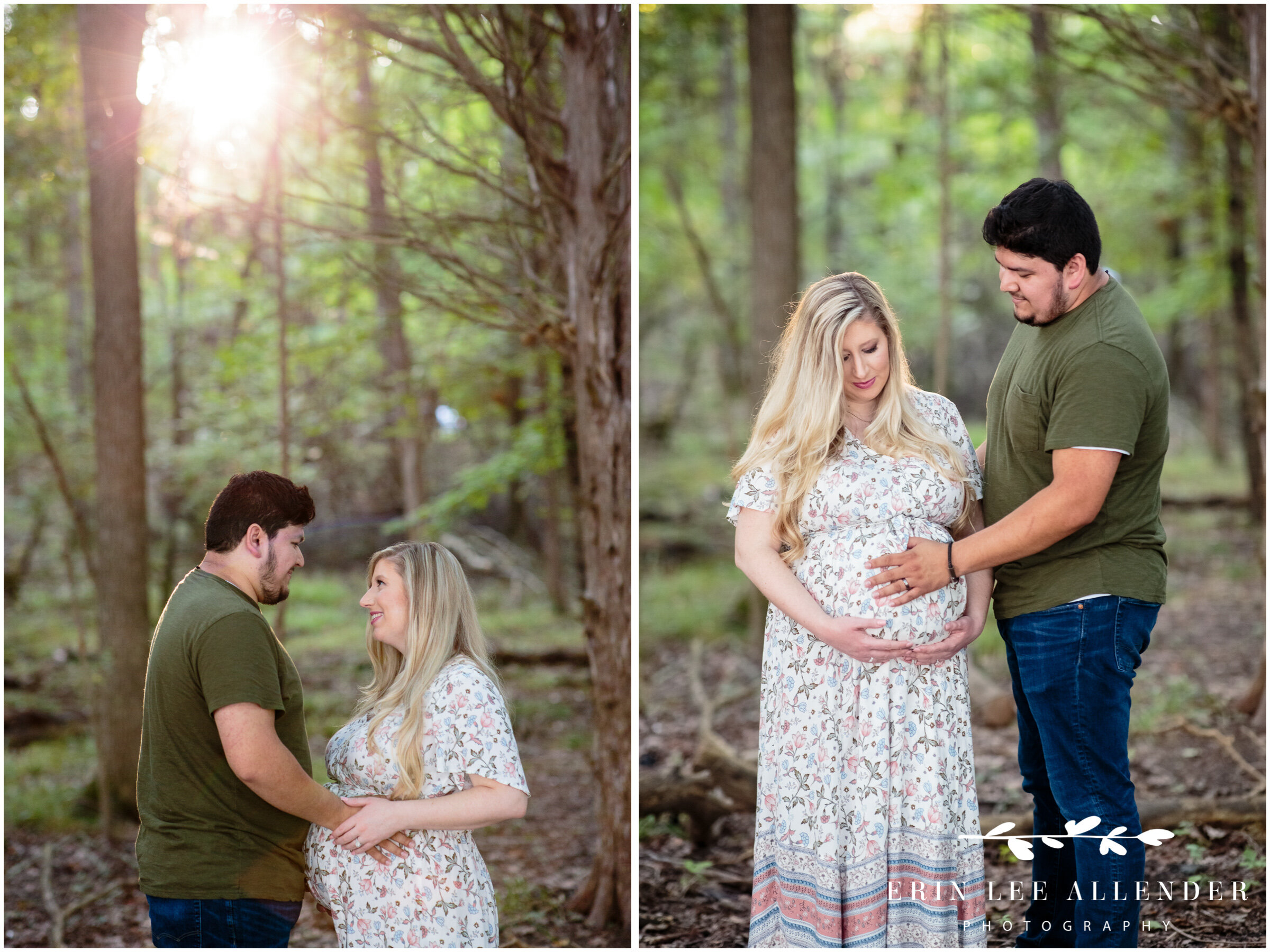 wooded-maternity-session