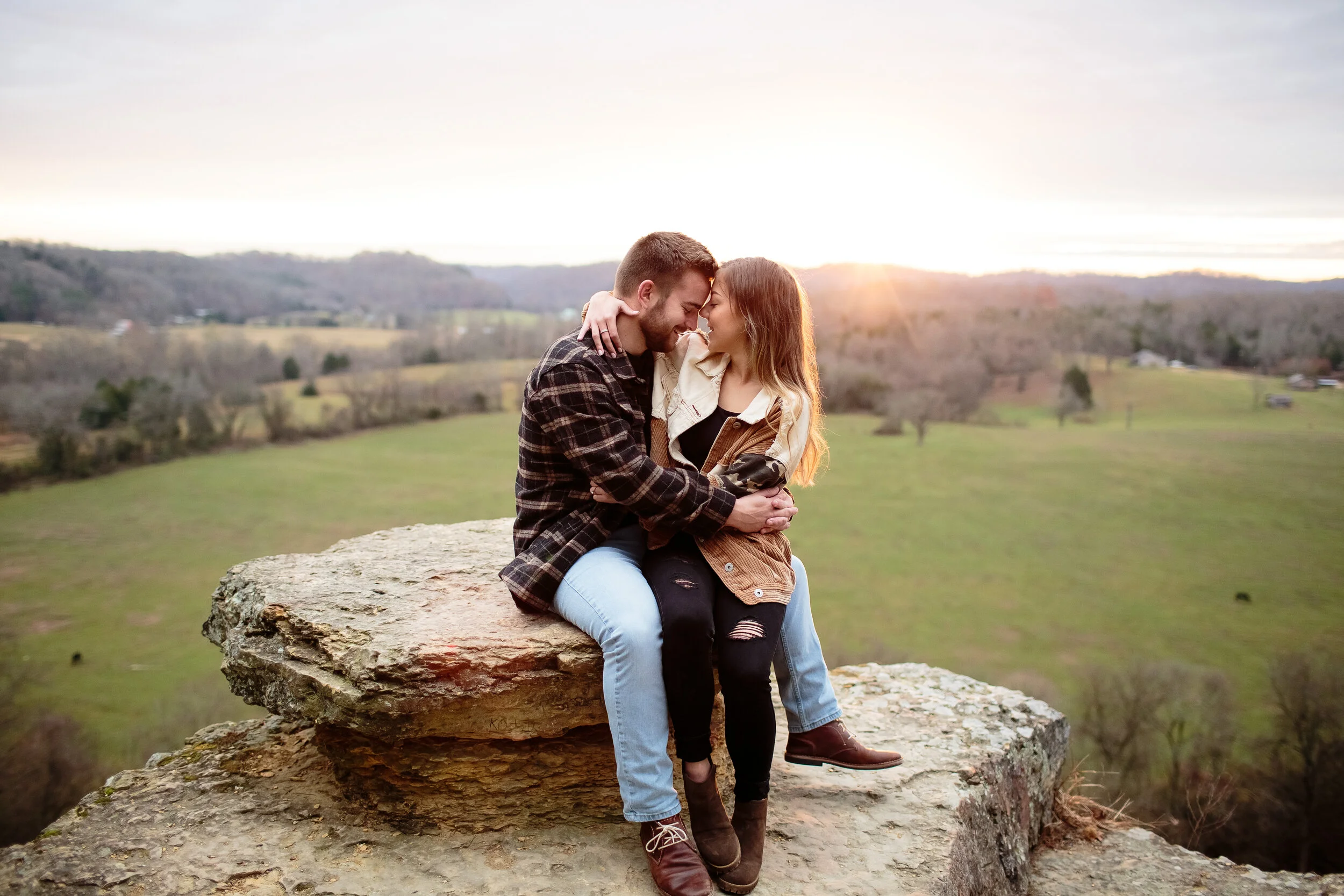 Narrows of The Harpeth Engagement Session - Jocelyn &amp; Bailey