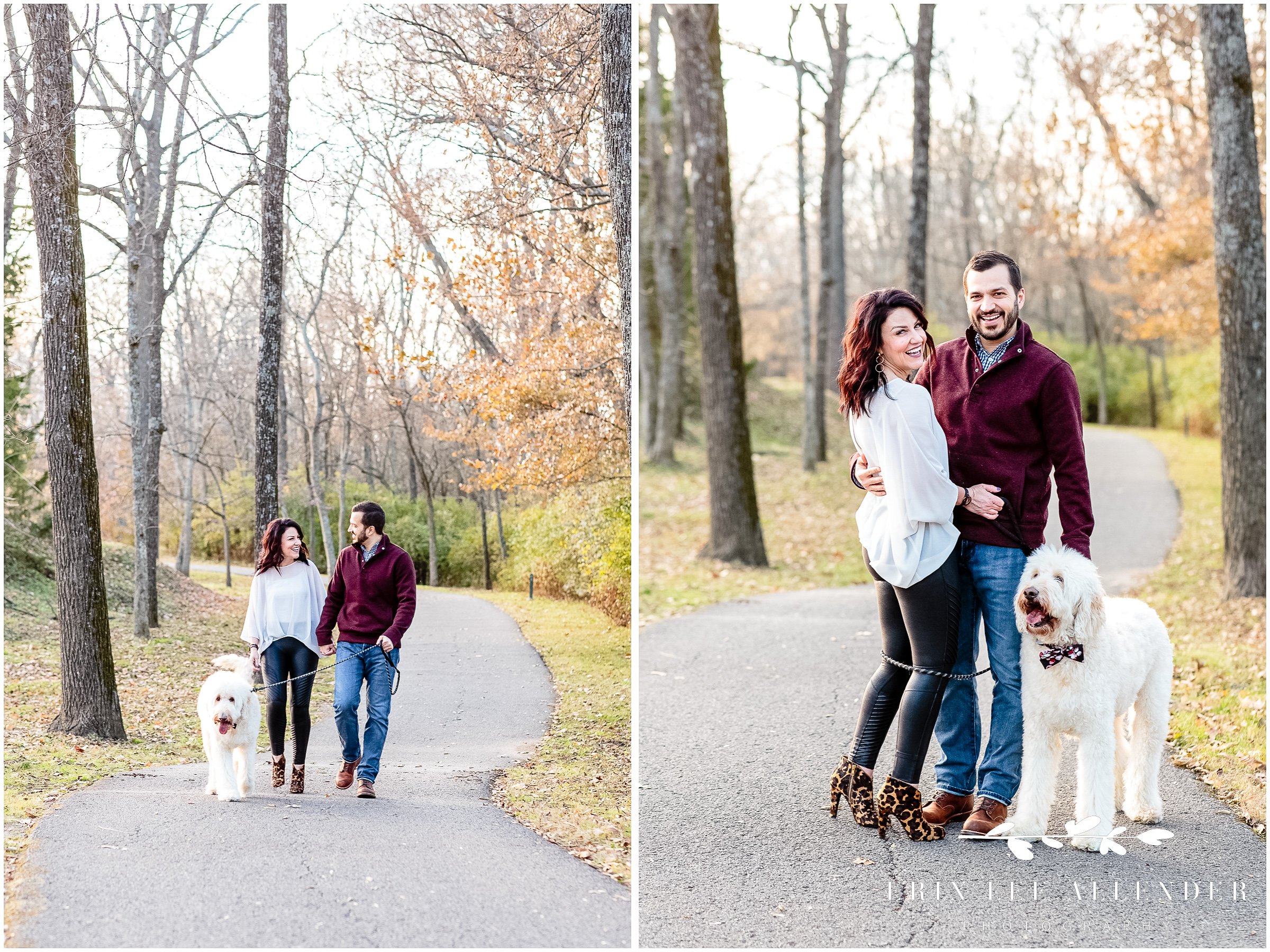 Fall-engagement-session-with-dog