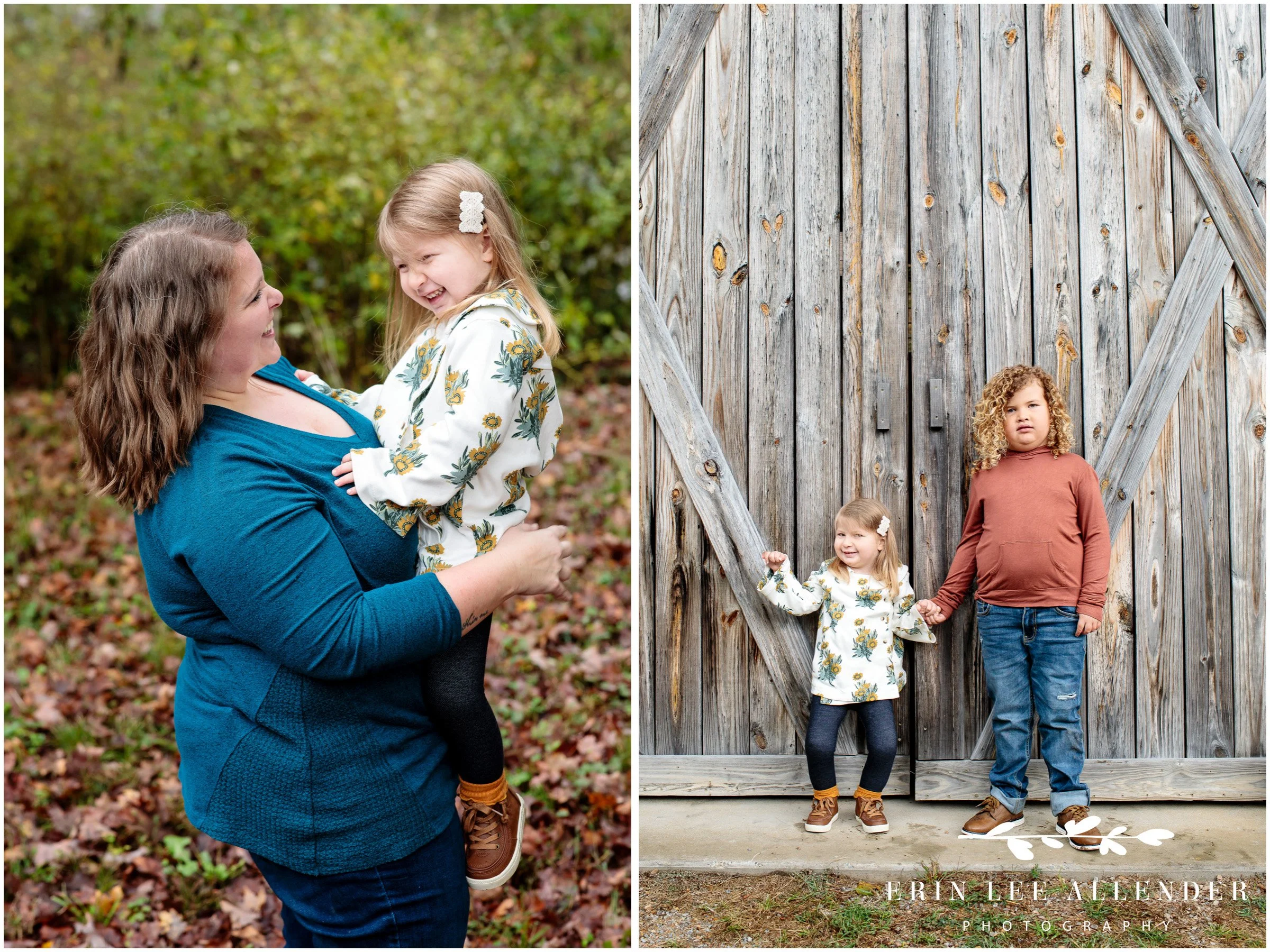 mom smiling with daughter during same sex family photography in Nashville TN.