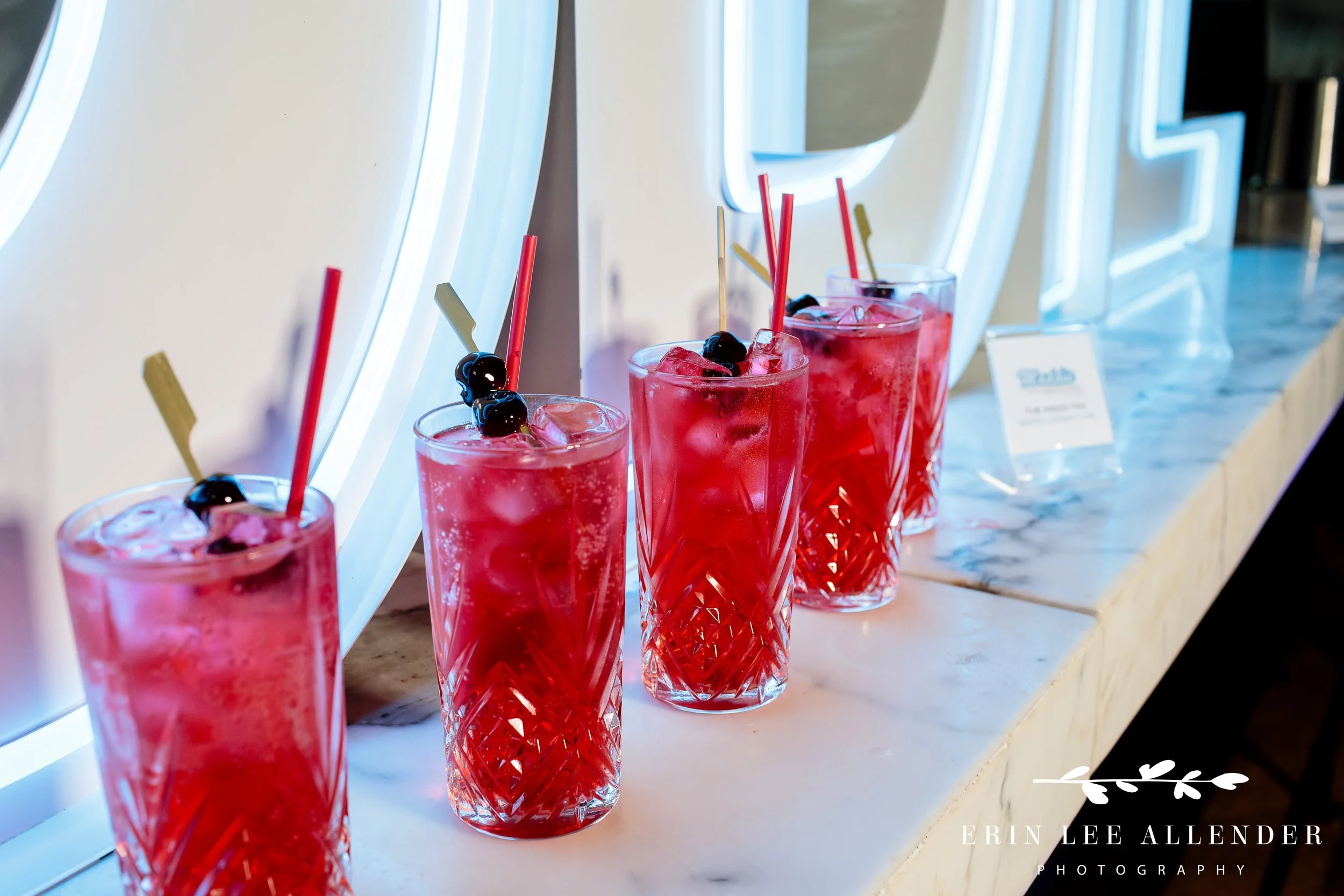 Signature cowgirl-inspired mocktails served at Bat Mitzvah celebration at Virgin Hotel Nashville