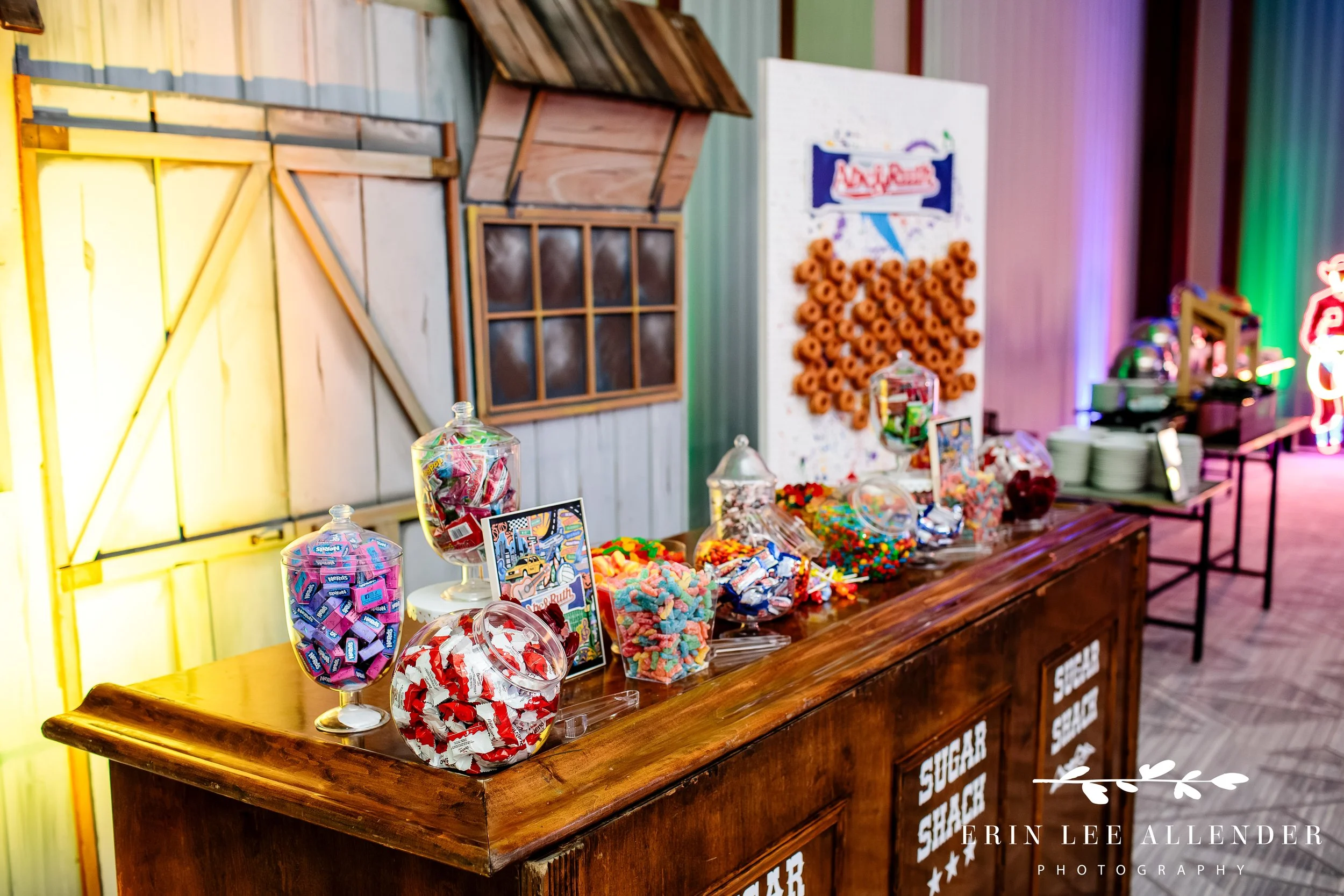Sugar shack candy bar b'nai mitzvah Four Seasons Nashville