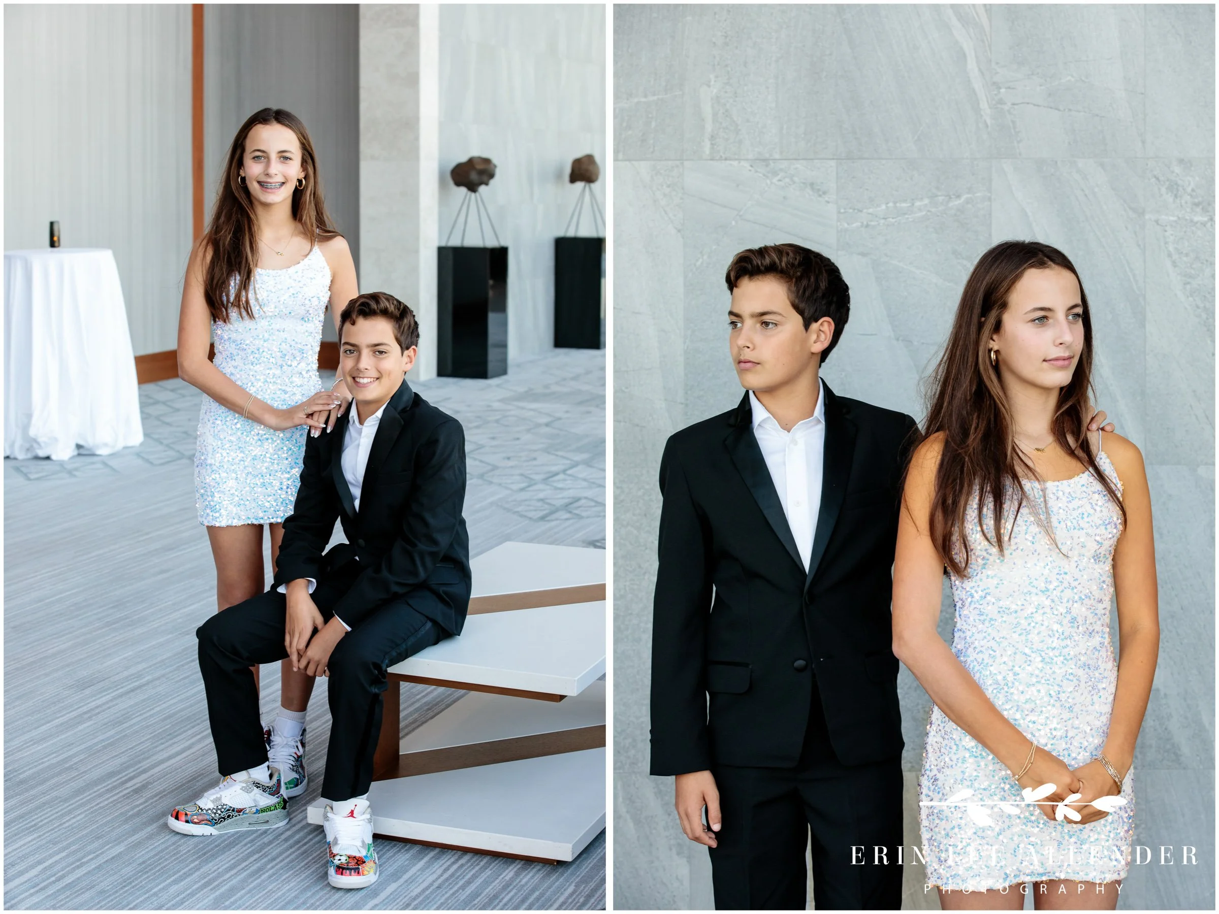 portraits of twins b'nai mitzvah Four Seasons Nashville TN