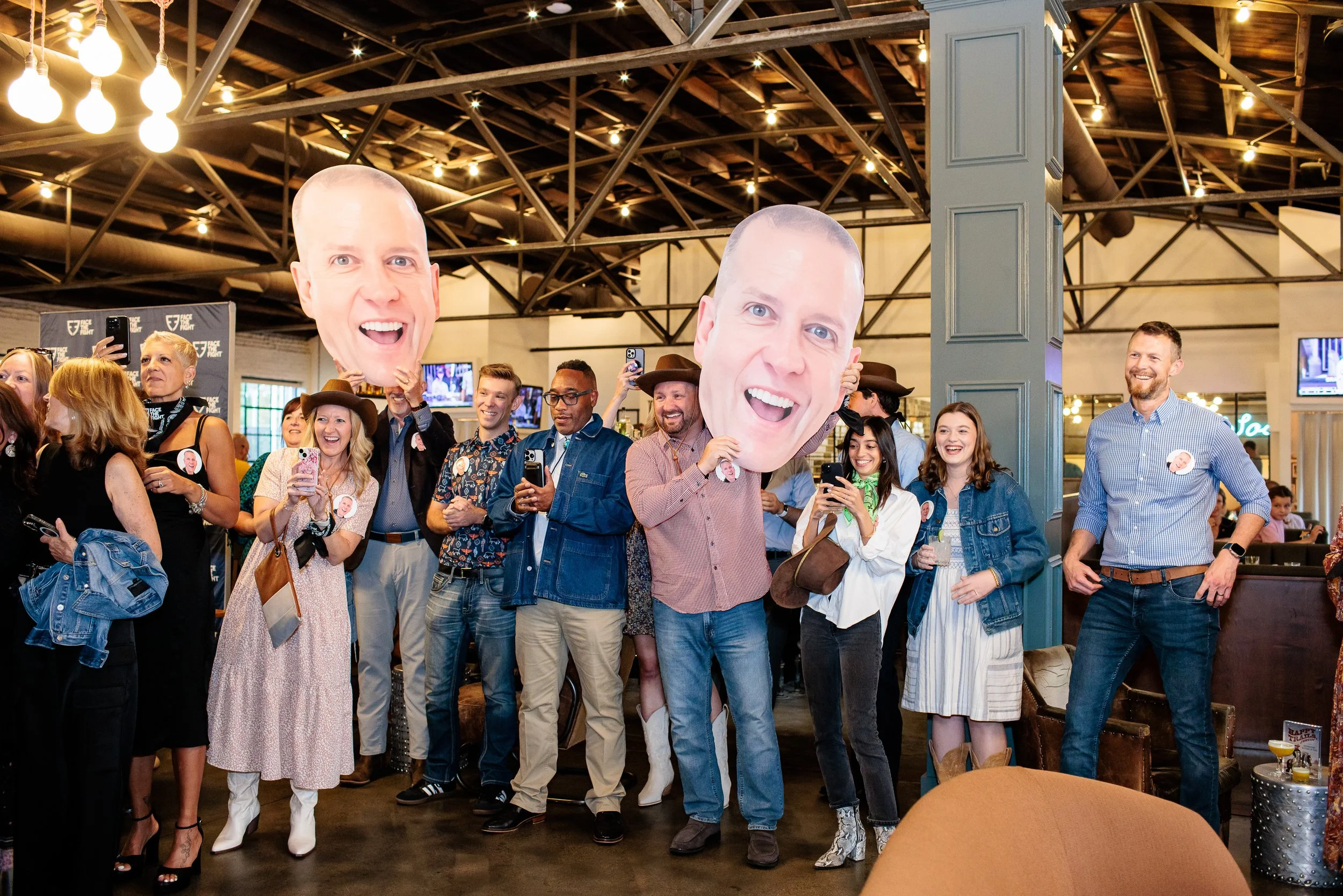 Nashville Corporate Event Photography | Face the Fight Welcome Party at Pinewood Social